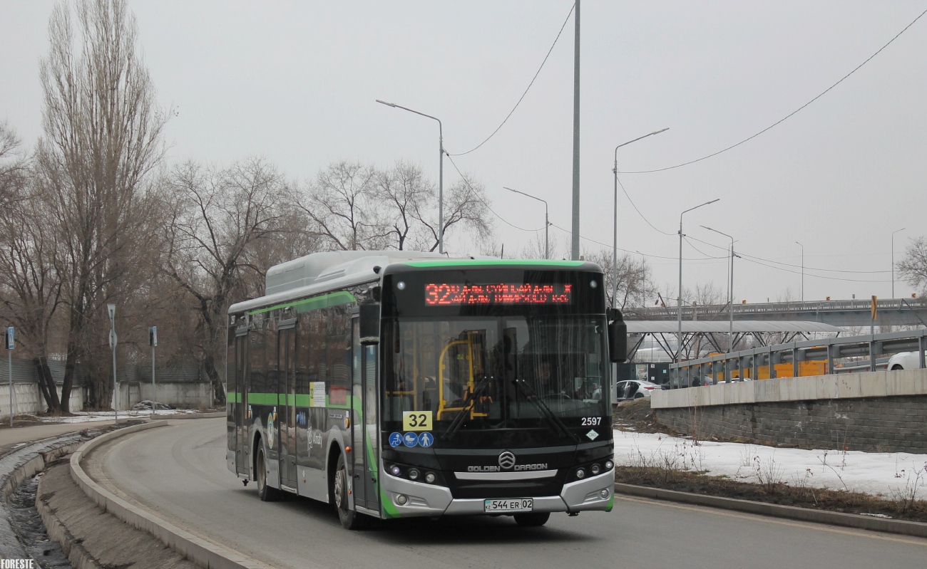 Алматы, Golden Dragon XML6125CN (Hyundai Trans Auto) № 2597