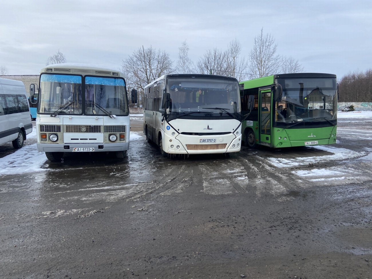 Витебская область, ПАЗ-32053 № АІ 6133-2; Витебская область, МАЗ-241.000 № 60670