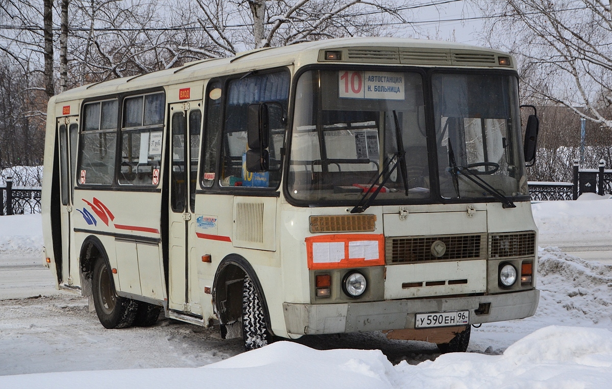 Свердловская область, ПАЗ-32054-07 № У 590 ЕН 96