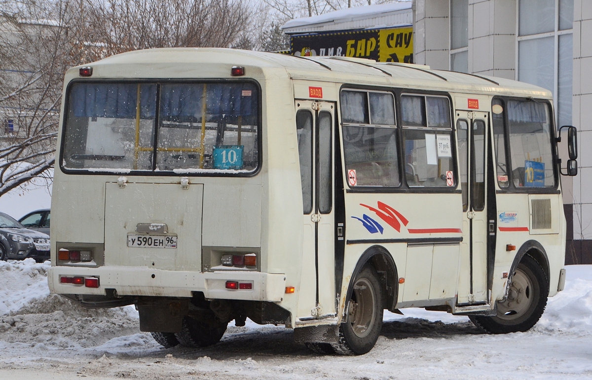 Свердловская область, ПАЗ-32054-07 № У 590 ЕН 96