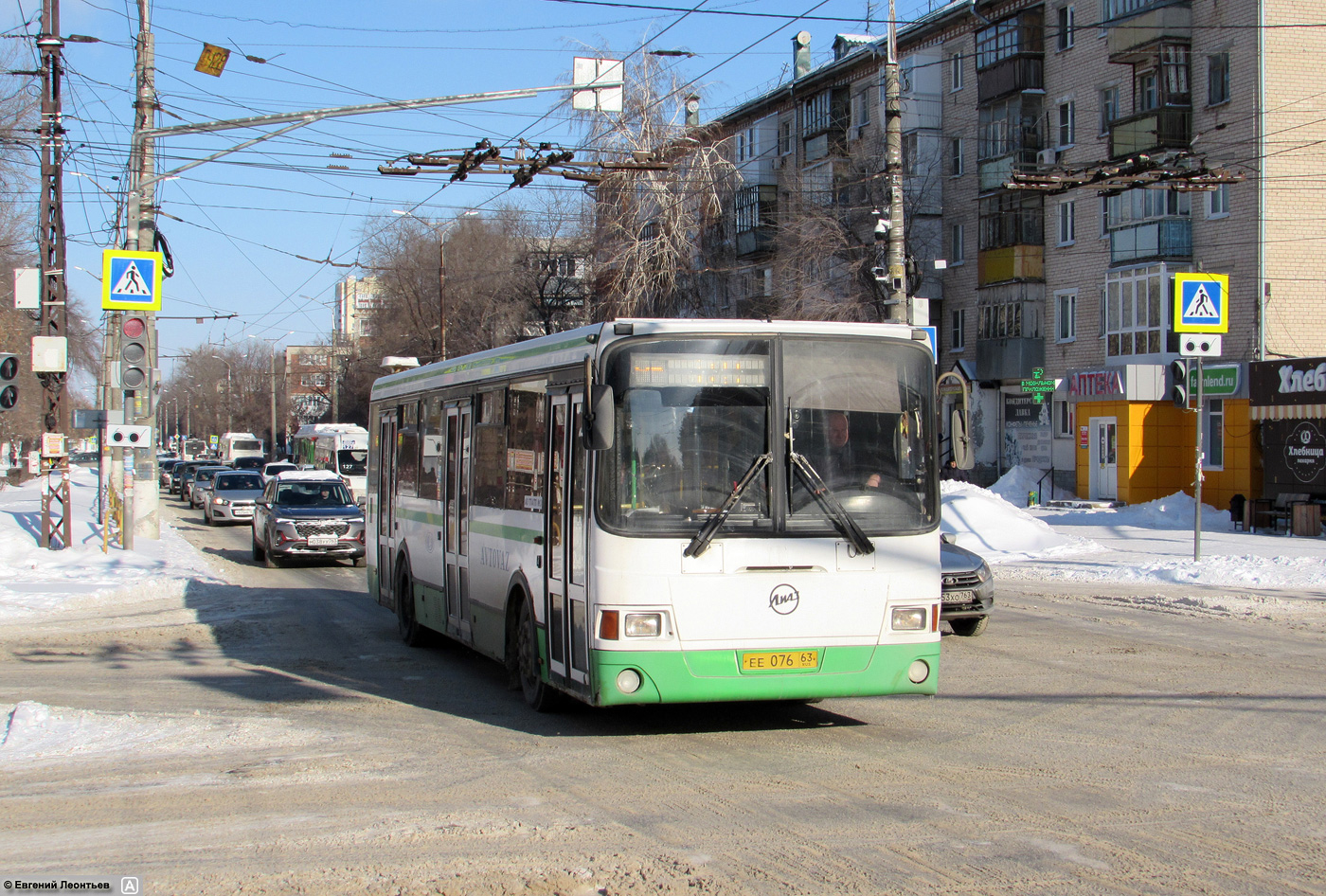 Samara region, LiAZ-5256.53 Nr. ЕЕ 076 63