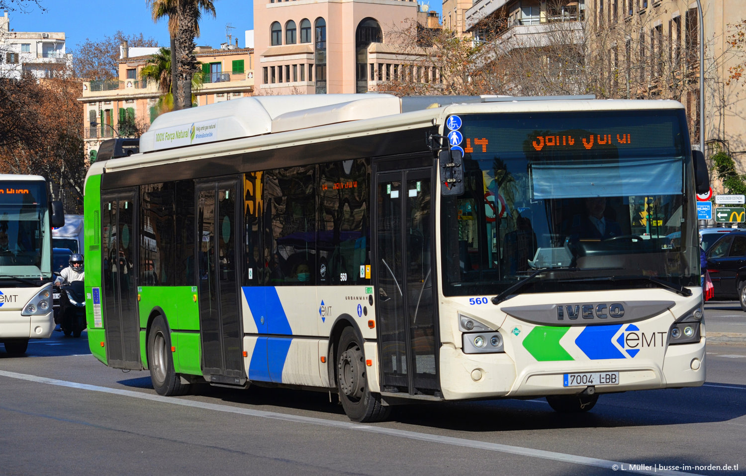 Испания, IVECO Urbanway 12M CNG № 560 Испания, IVECO Urbanway 12M CNG № 560