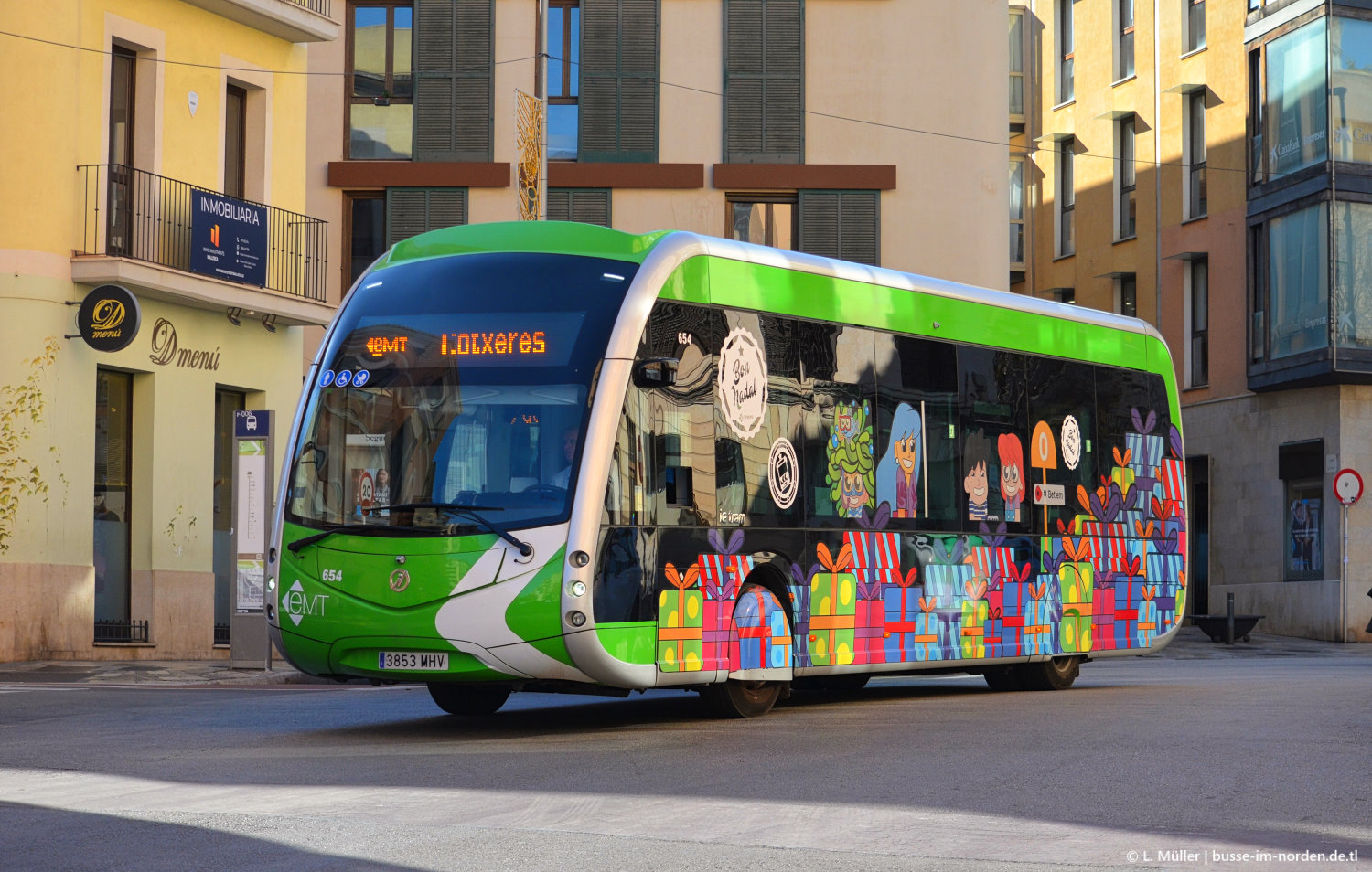 Испания, Irizar ie tram 12m № 654