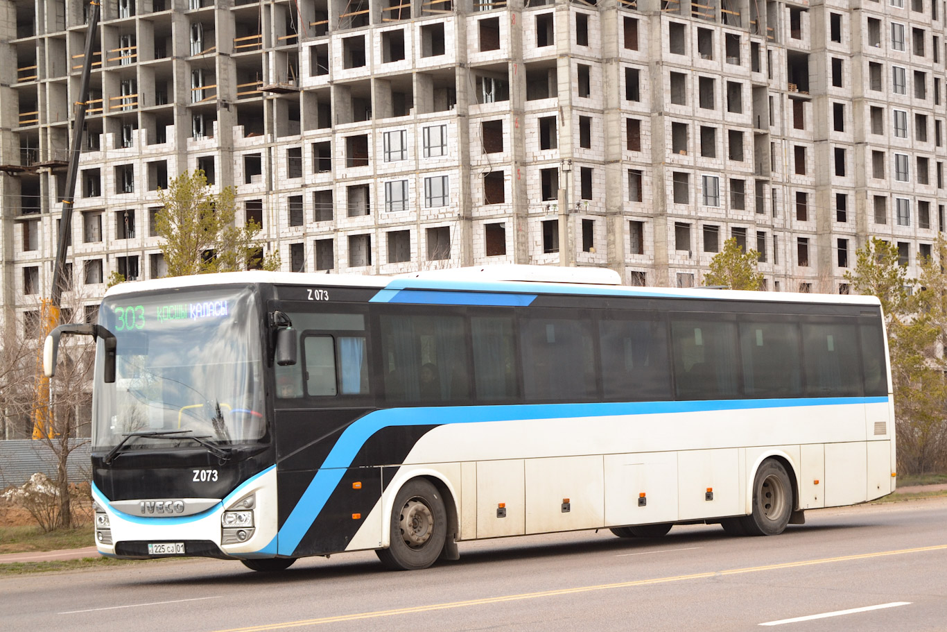 Астана, IVECO Crossway LINE 13M (СарыаркаАвтоПром) № Z073