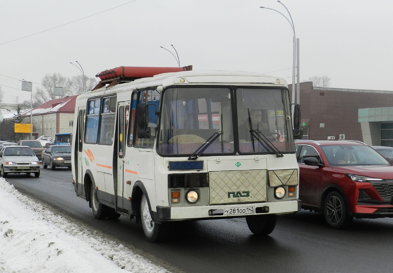 Кемеровская область - Кузбасс, ПАЗ-32054 № У 281 ОО 142