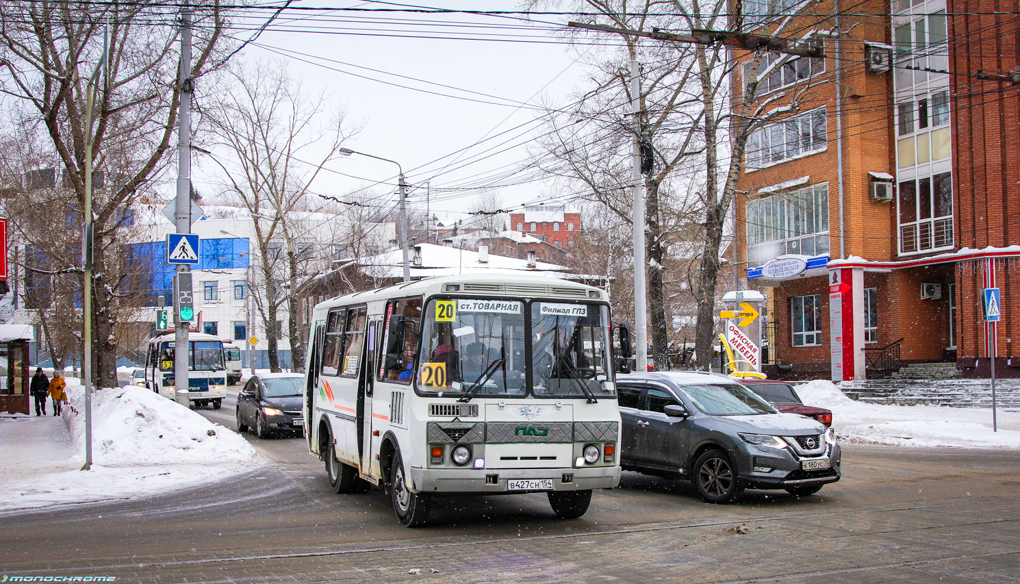 Томская область, ПАЗ-32054 № В 427 СН 154