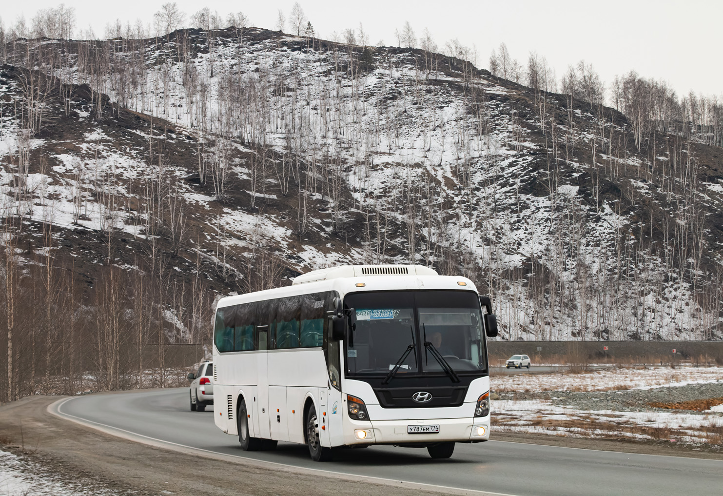 Челябинская область, Hyundai Universe Space Luxury № У 787 ЕМ 774