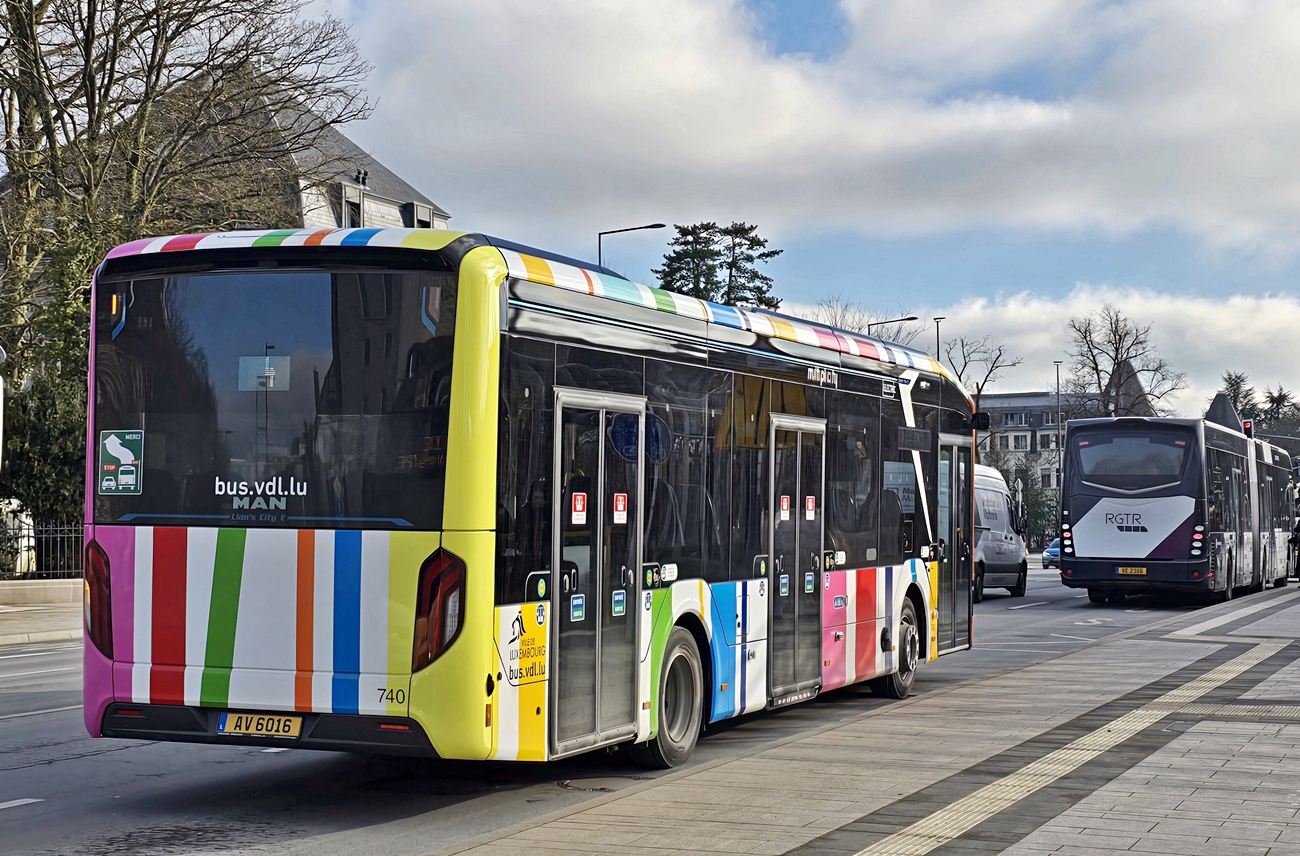 Люксембург, MAN 12C Lion's City 12 E NL326 № 740