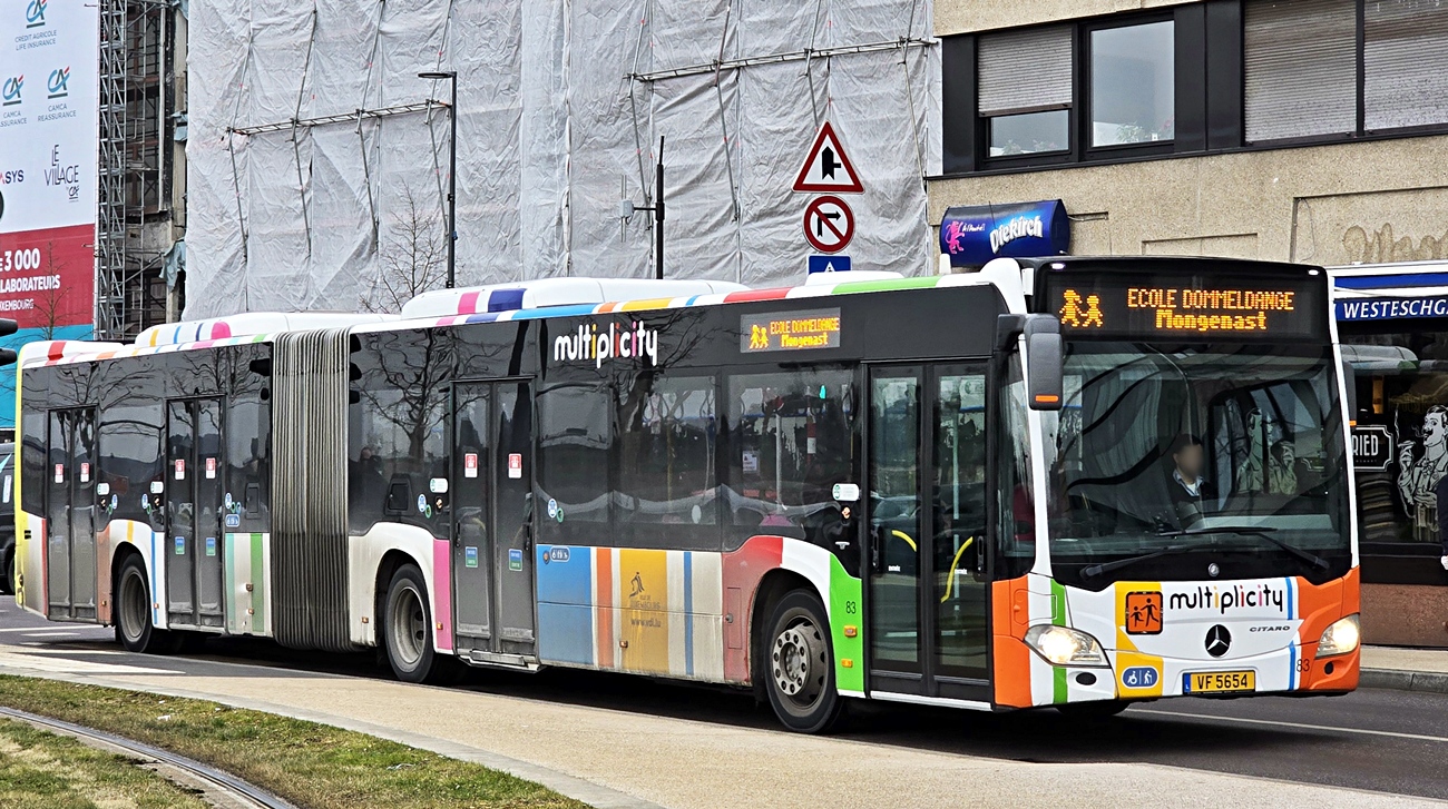 Люксембург, Mercedes-Benz Citaro C2 G № 83