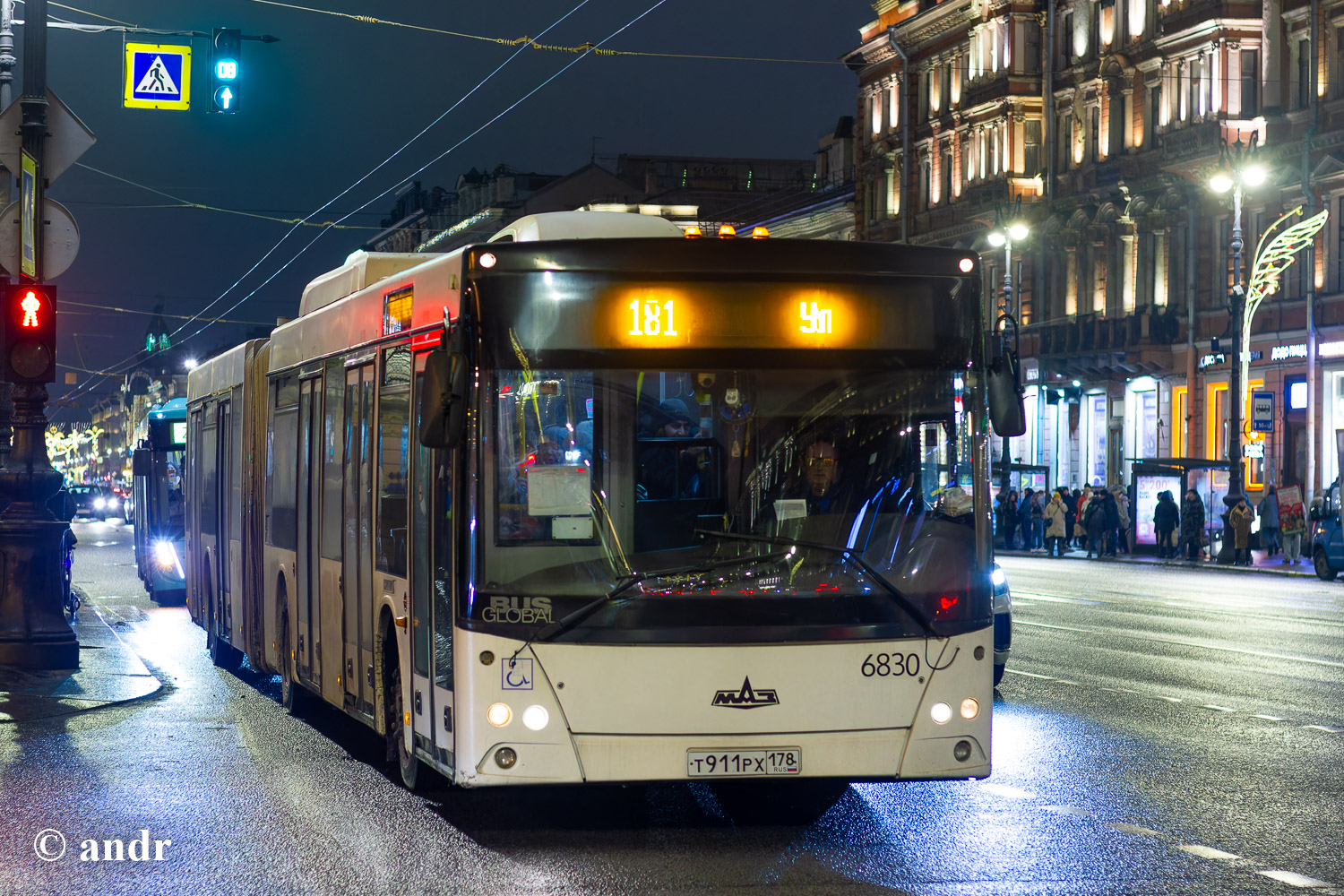Санкт-Петербург, МАЗ-215.069 № 6830