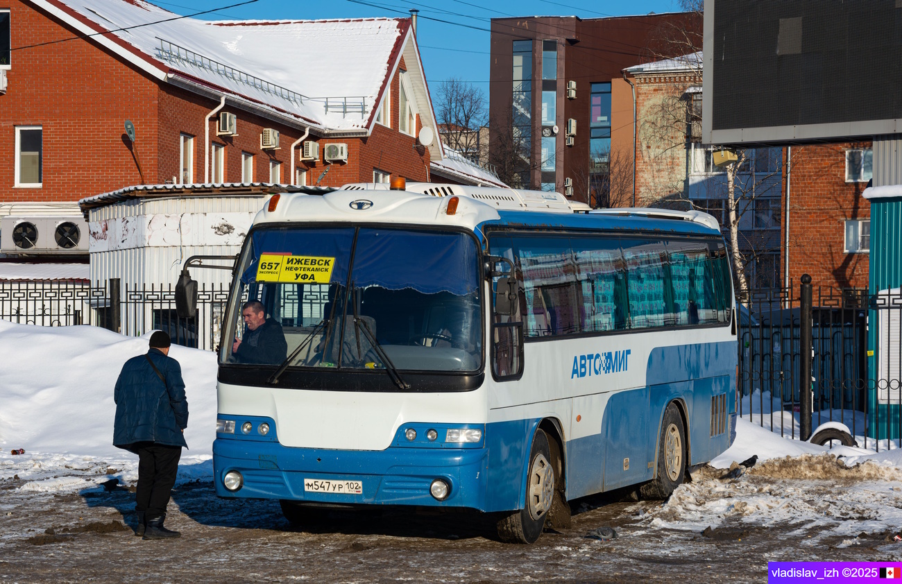 Башкортостан, Daewoo BH090 Royal Star № М 547 УР 102