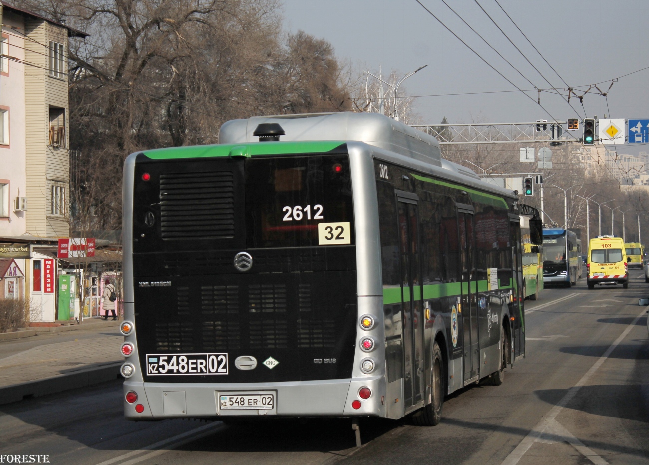 Алматы, Golden Dragon XML6125CN (Hyundai Trans Auto) № 2612