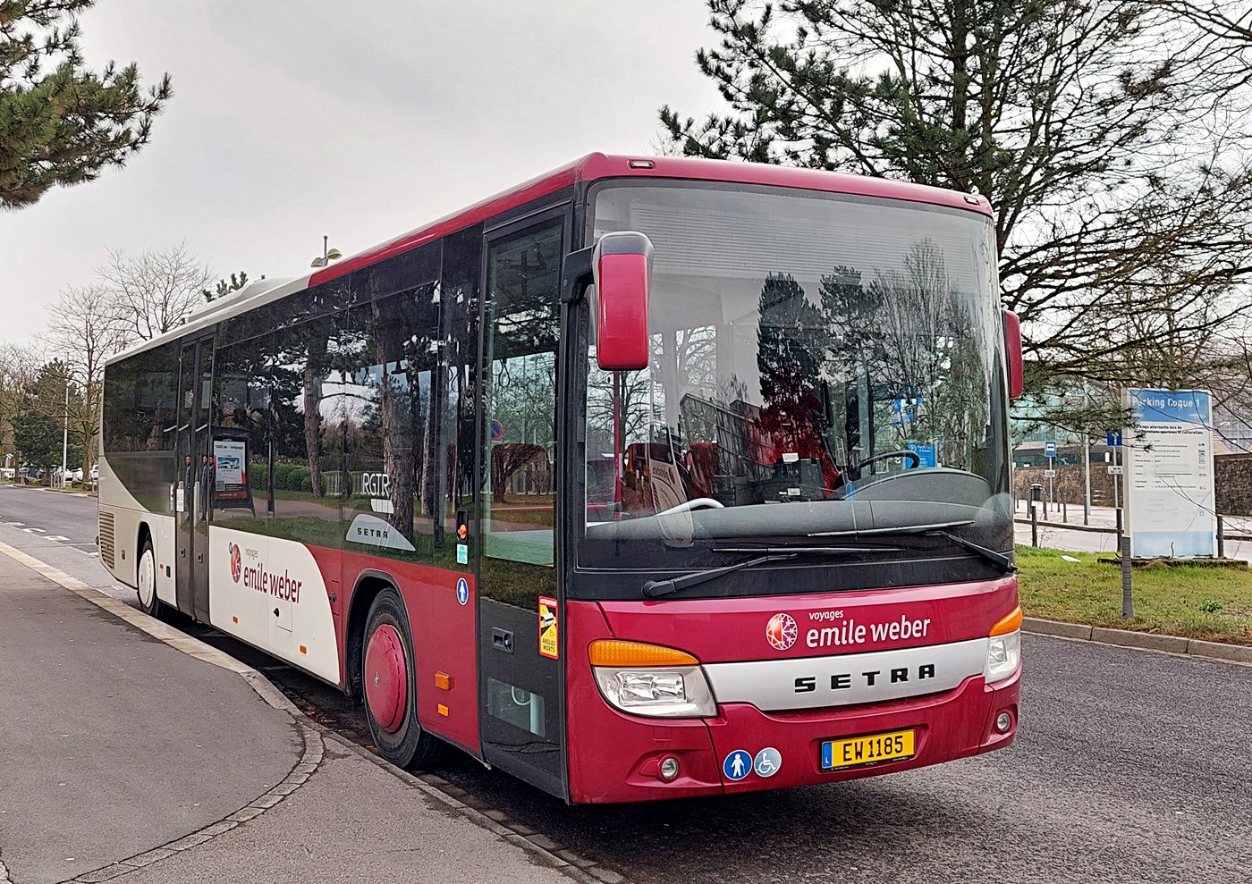 Люксембург, Setra S416LE business № EW 1185