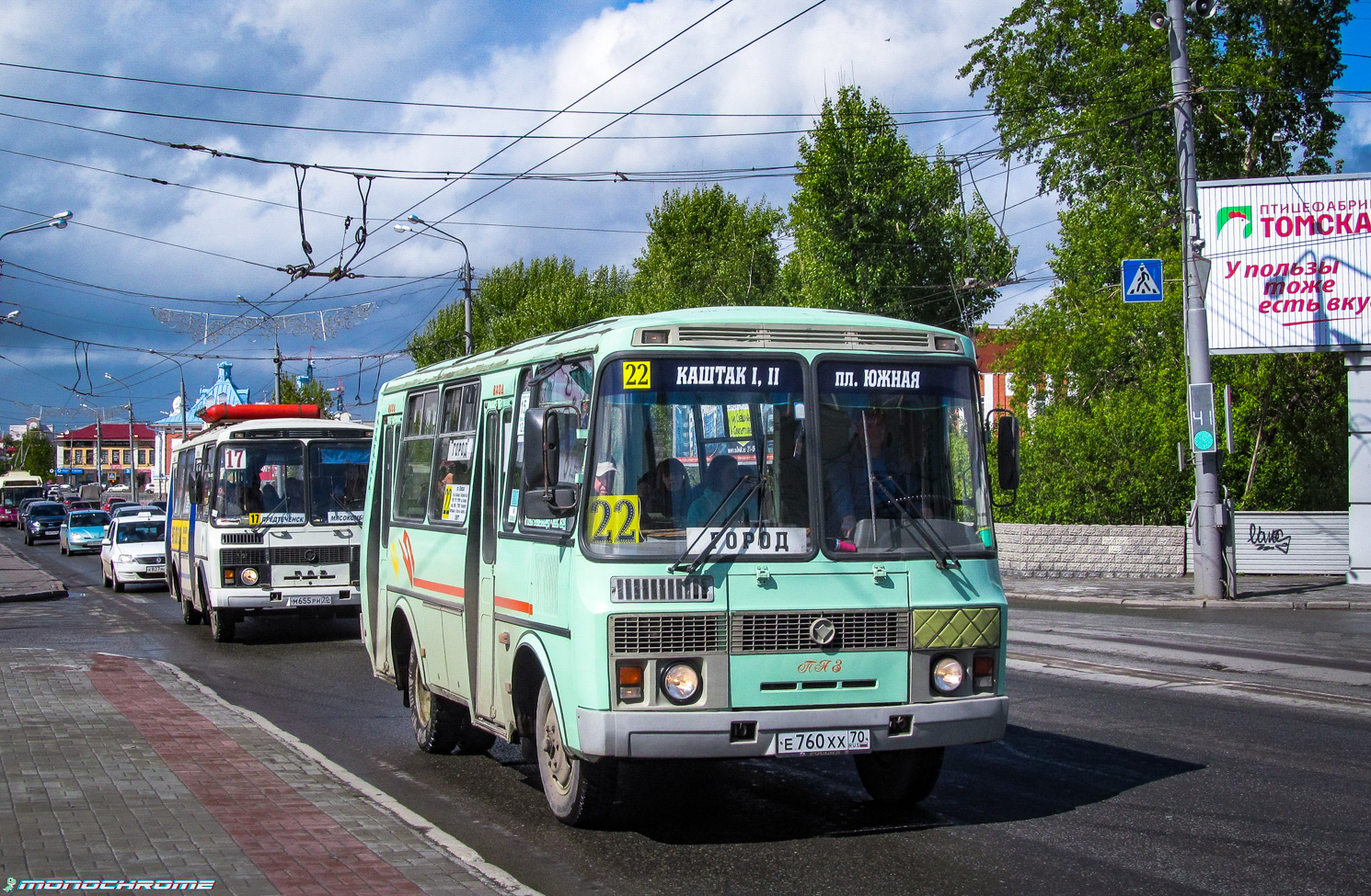 Томская область, ПАЗ-32054 № Е 760 ХХ 70