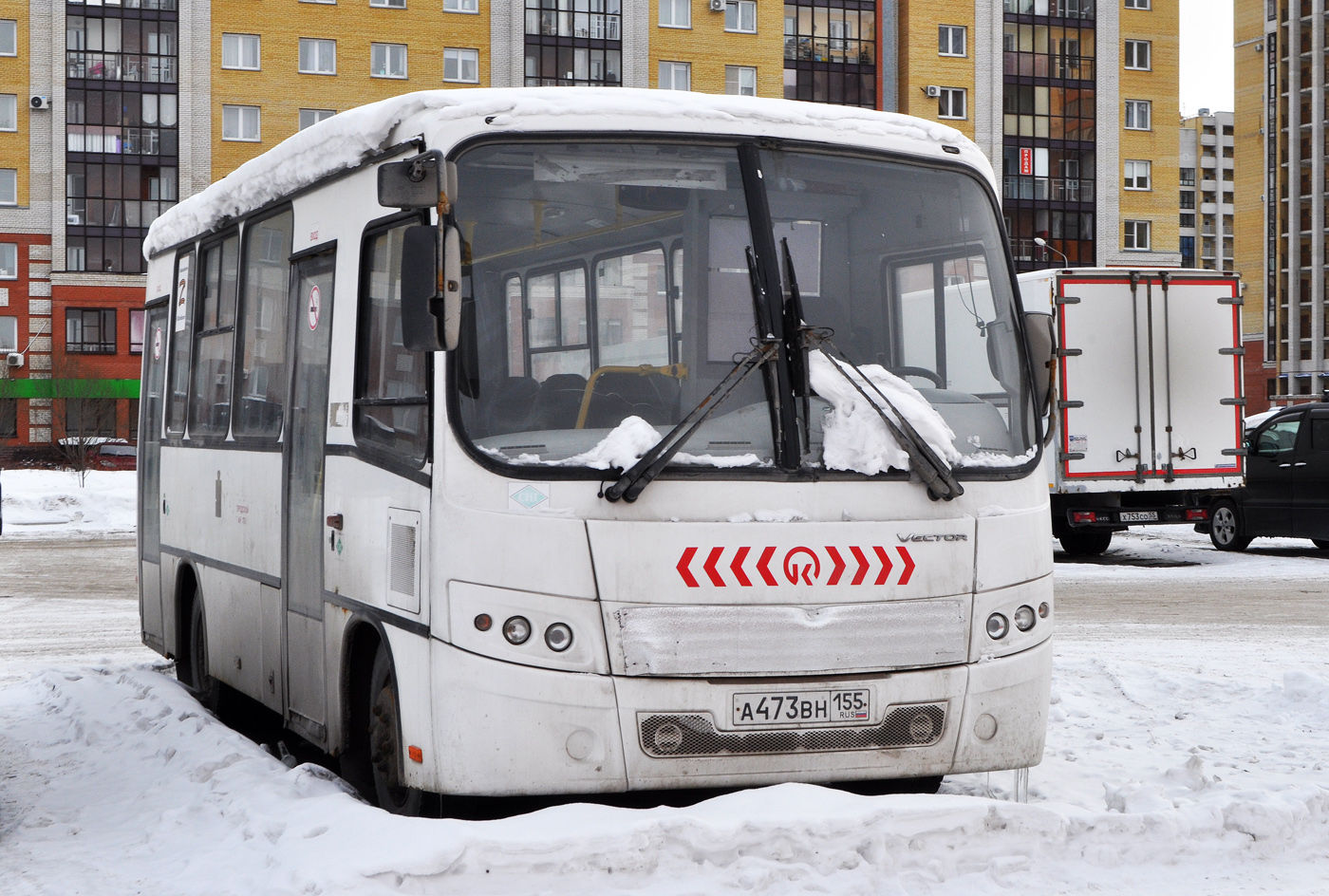 Omsk region, PAZ-320302-22 "Vector" # А 473 ВН 155 Omsk region, PAZ-320302-22 "Vector" # А 473 ВН 155