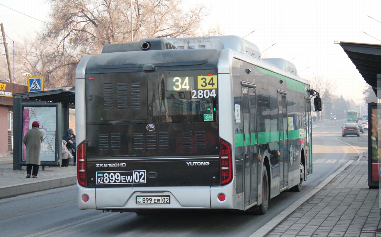 Алматы, Yutong ZK6126HG (QazTehna) № 2804