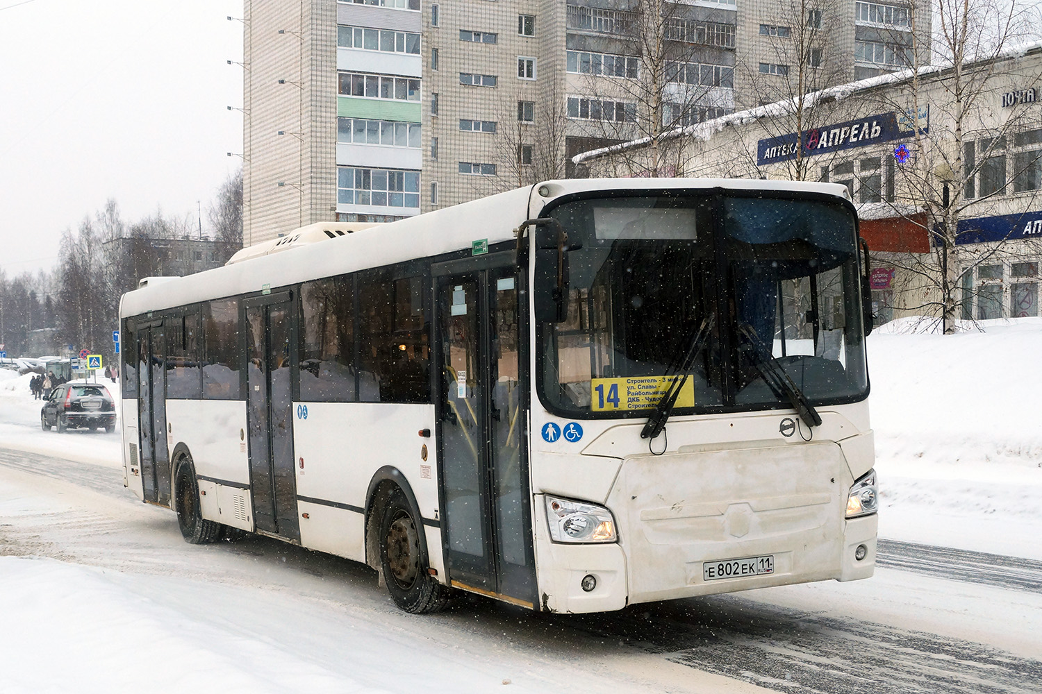 Коми, ЛиАЗ-5293.65 № Е 802 ЕК 11