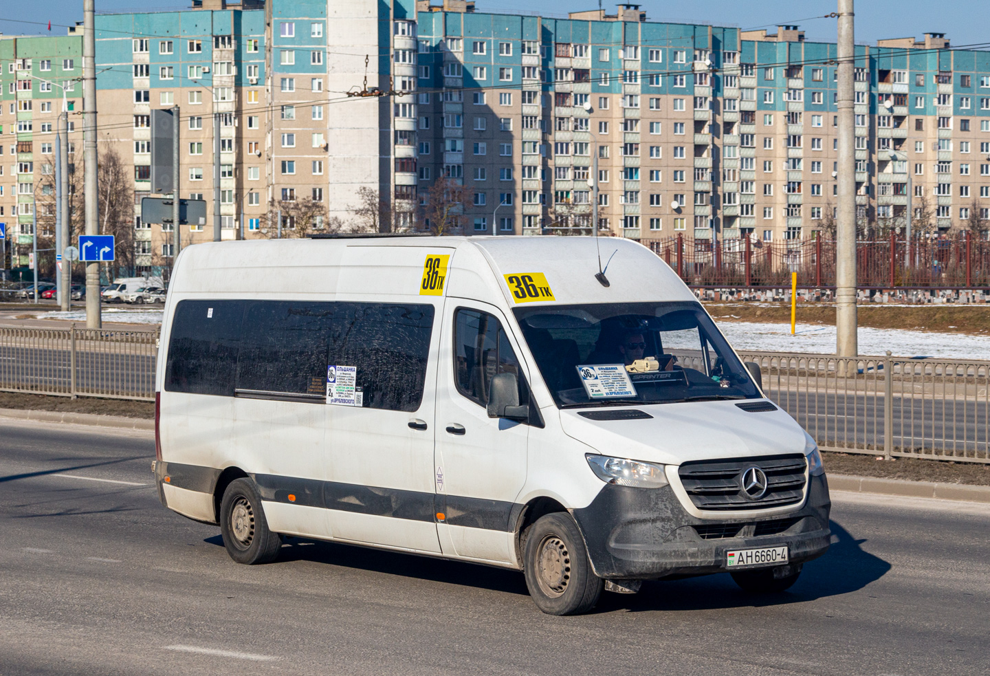 Гродненская область, Mercedes-Benz Sprinter W907 314CDI № АН 6660-4