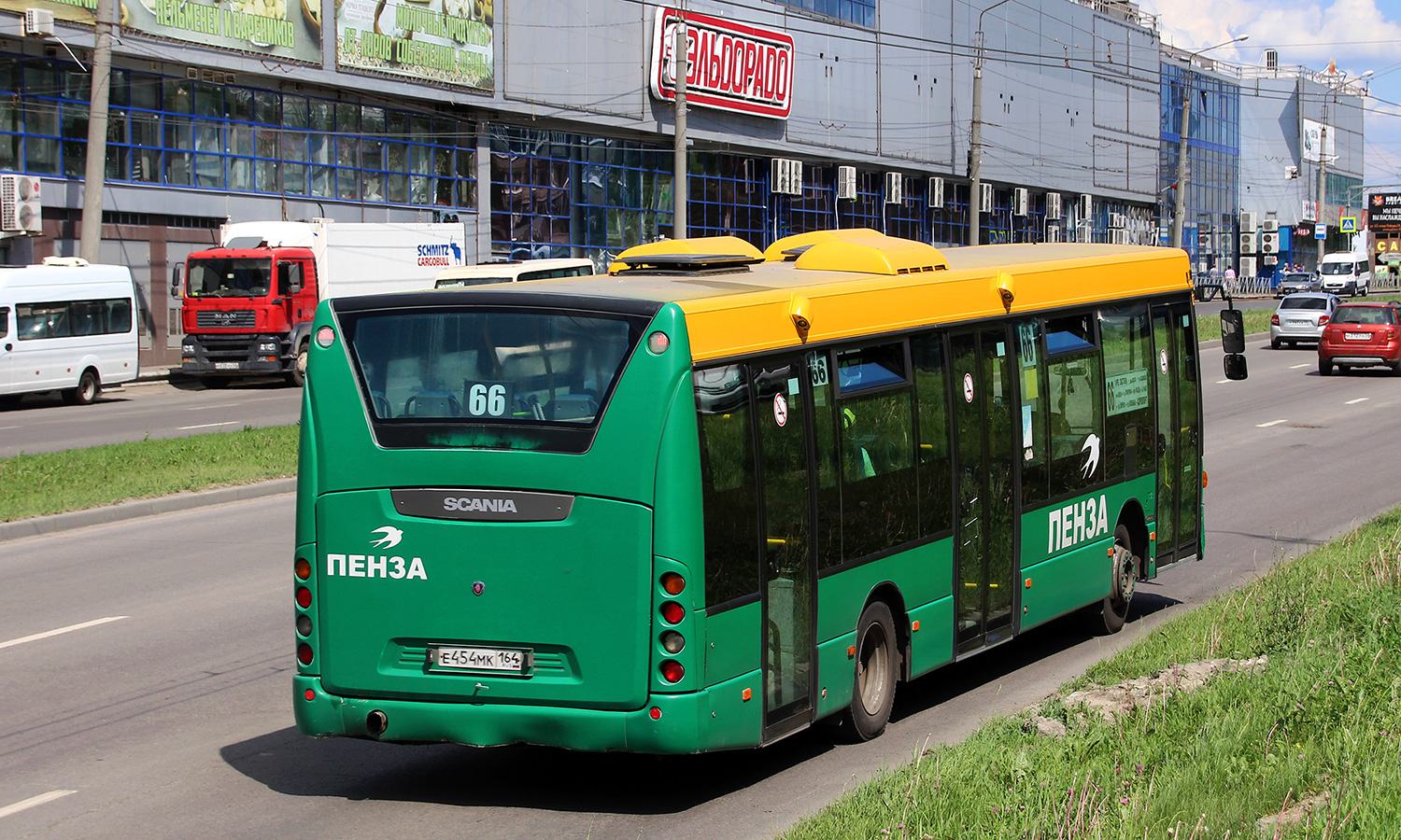 Пензенская область, Scania OmniLink II (Скания-Питер) № Е 454 МК 164