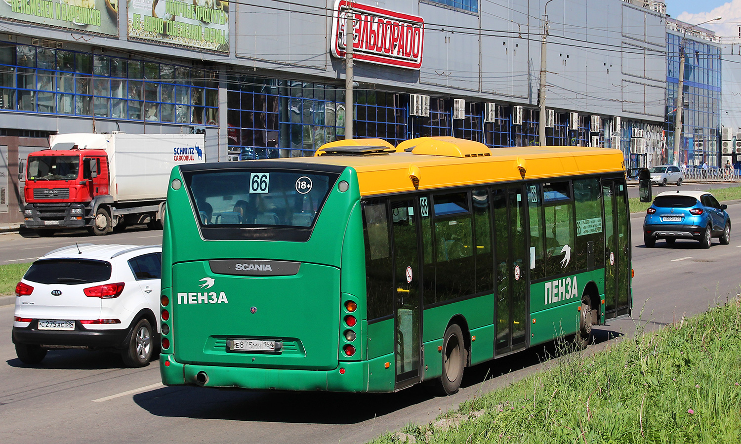 Пензенская область, Scania OmniLink II (Скания-Питер) № Е 875 МН 164