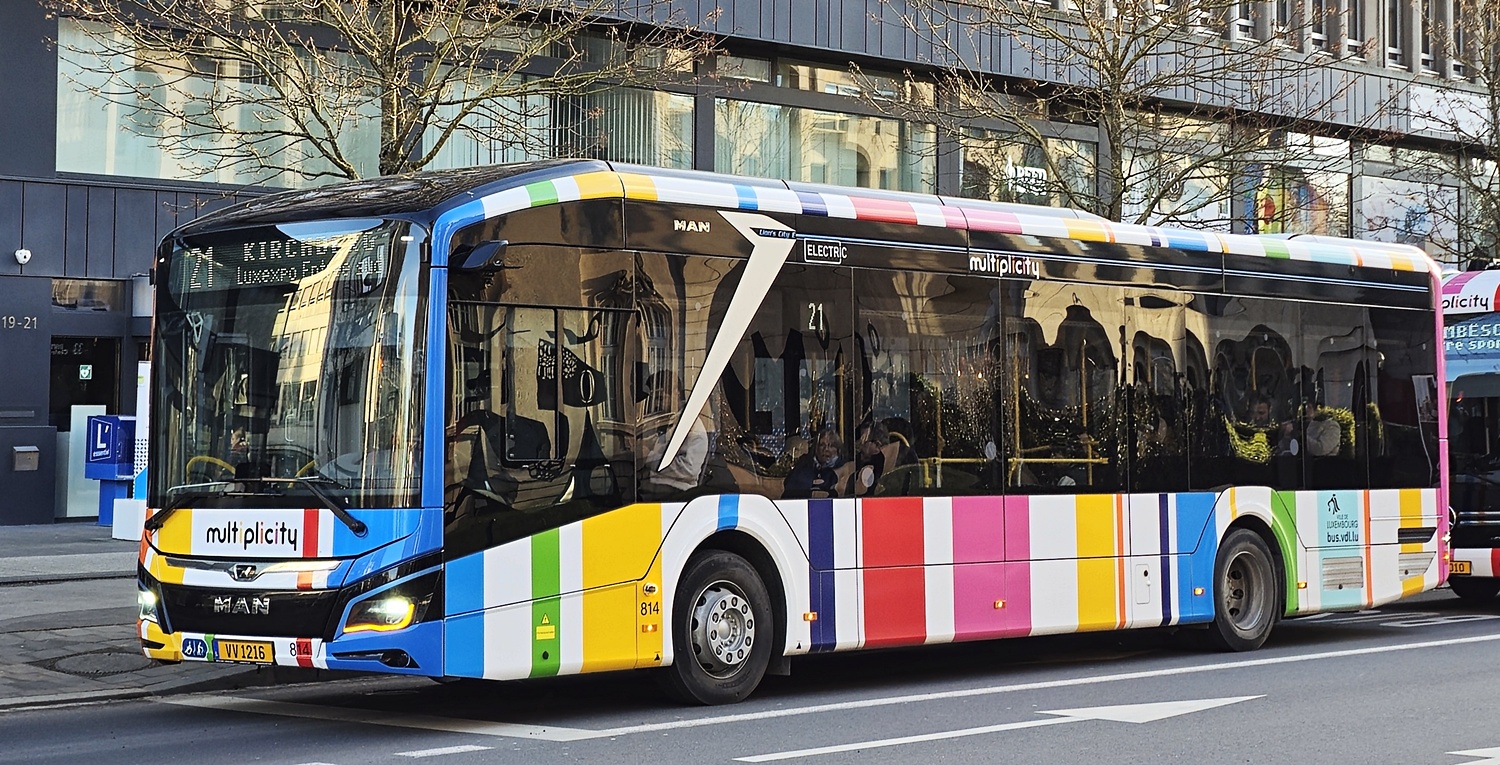Люксембург, MAN 12C Lion's City 12 E NL326 № 814