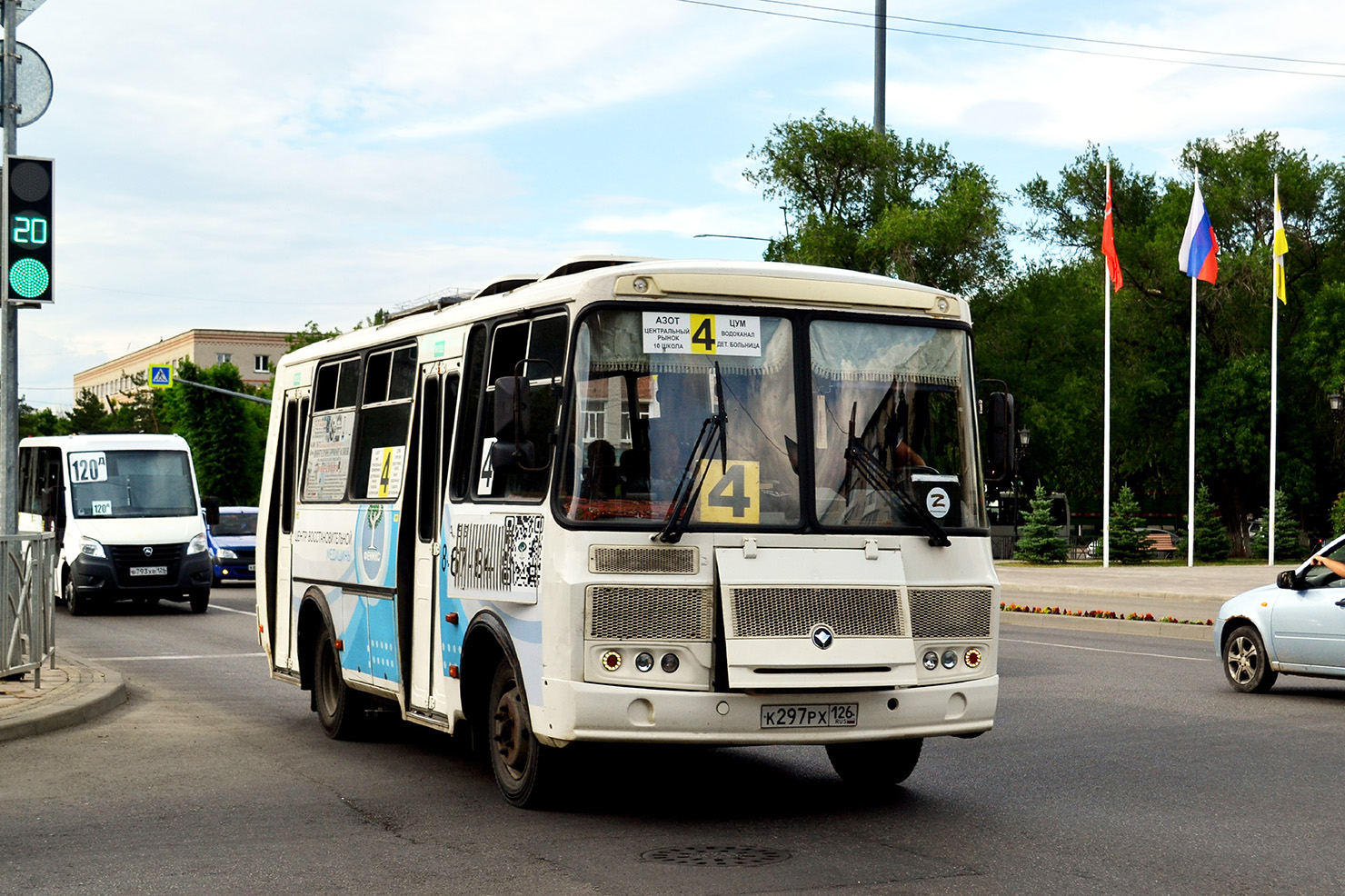 Ставропольский край, ПАЗ-32054 № К 297 РХ 126