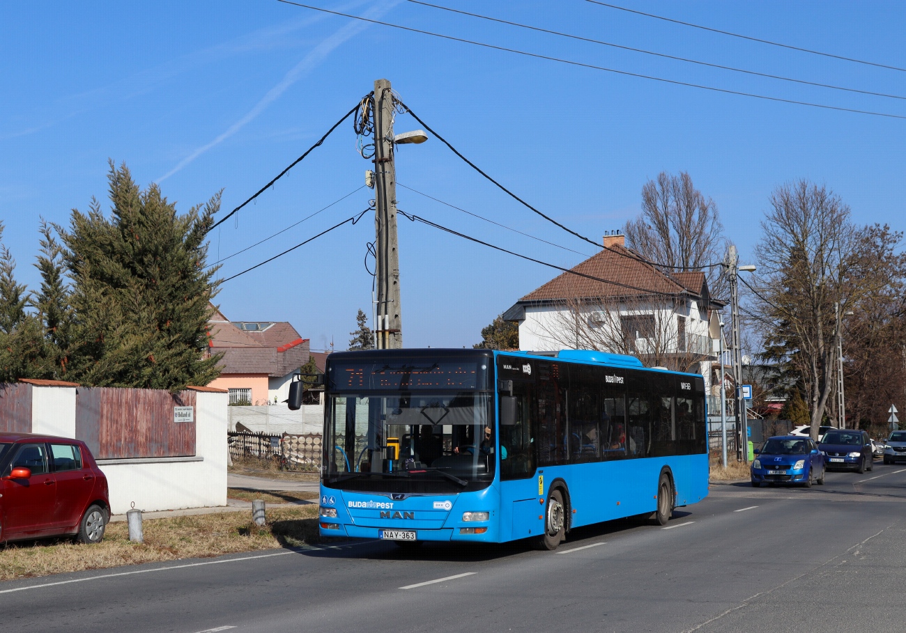 Венгрия, MAN A21 Lion's City NL283 № NAY-363