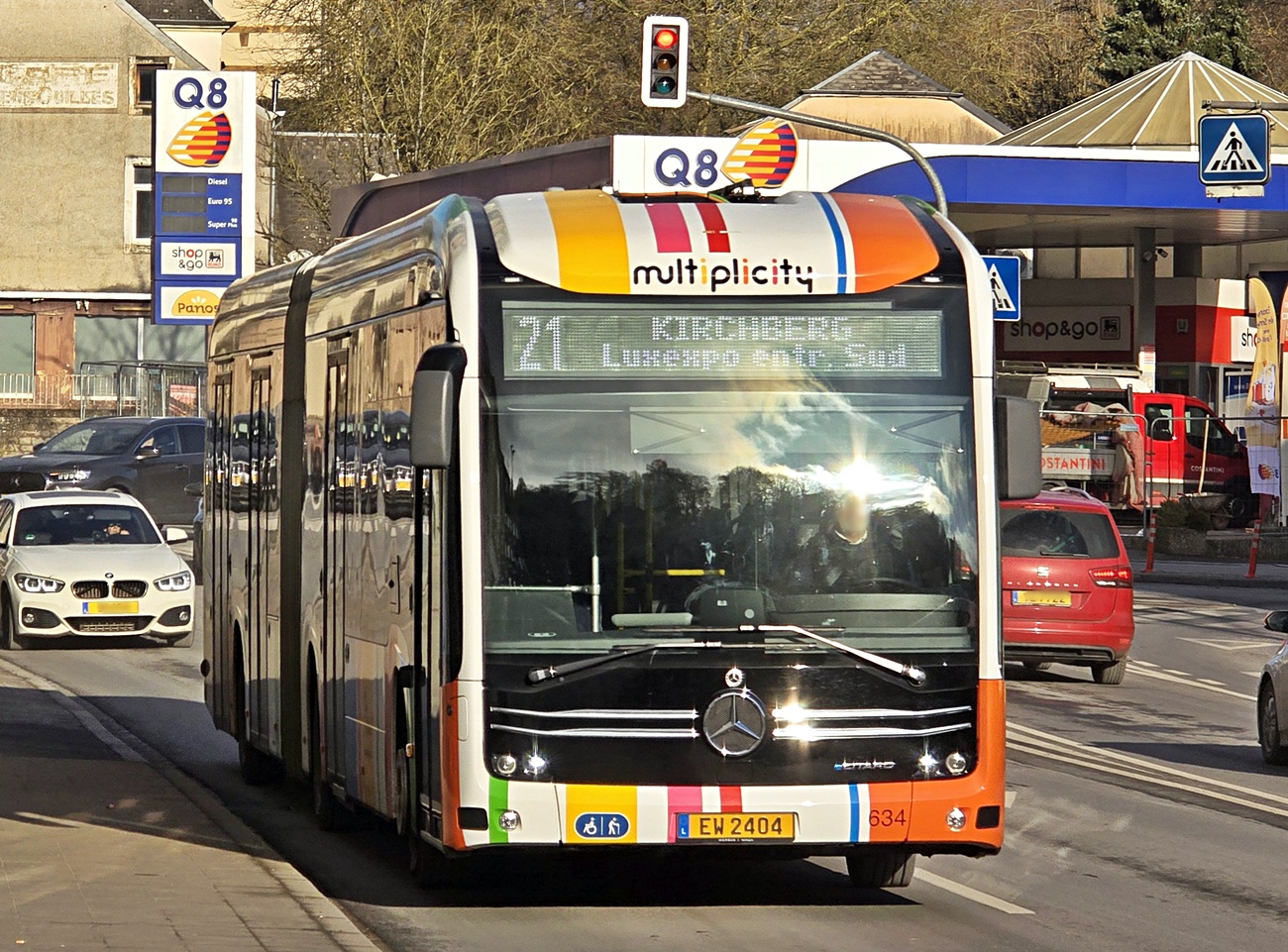 Люксембург, Mercedes-Benz eCitaro G № 634