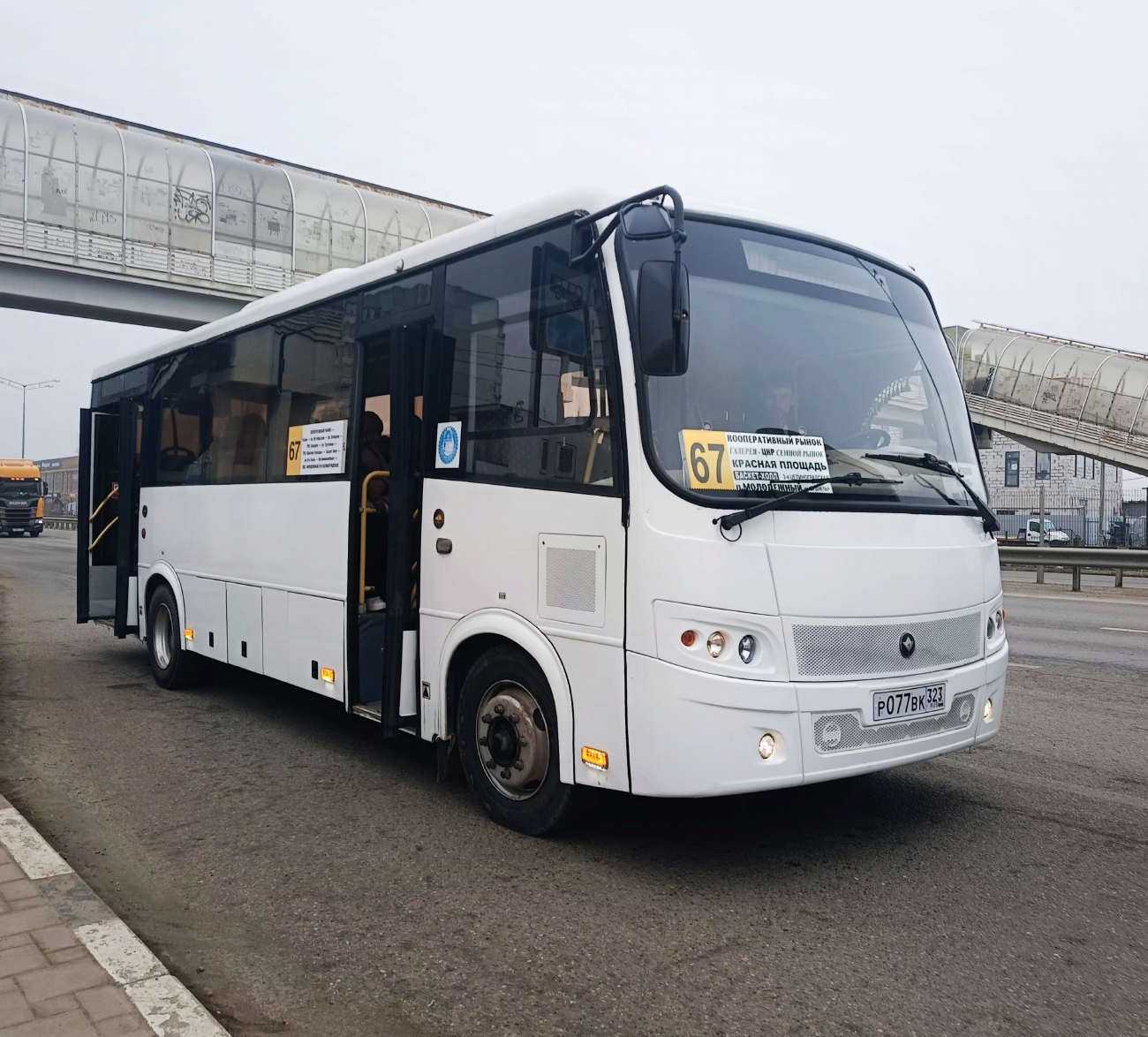 Краснодарский край, ПАЗ-320414-05 "Вектор" (1-2) № Р 077 ВК 323