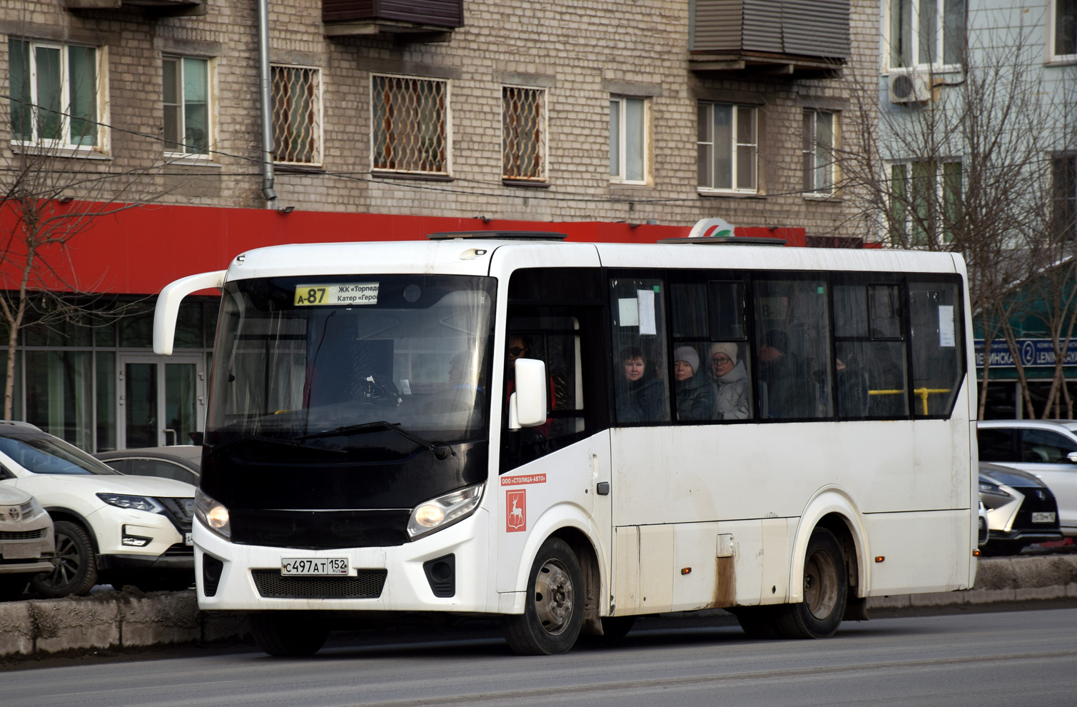 Nyizsnyij Novgorod-i terület, PAZ-320435-04 "Vector Next" sz.: С 497 АТ 152