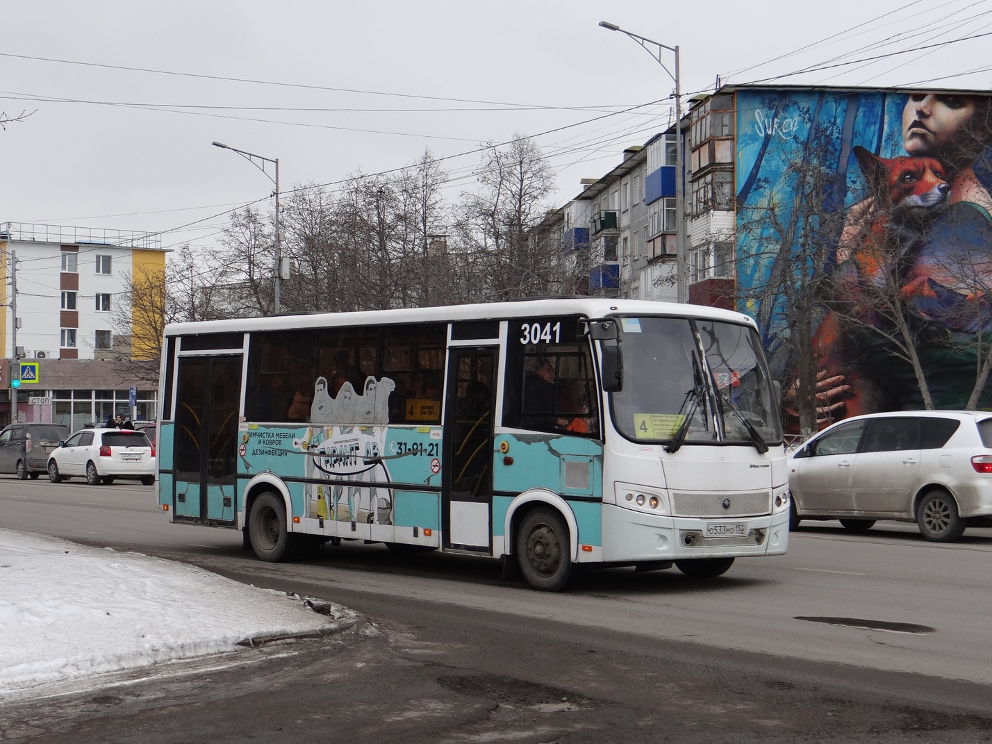 Камчатский край, ПАЗ-320414-04 "Вектор" (1-2) № 3041