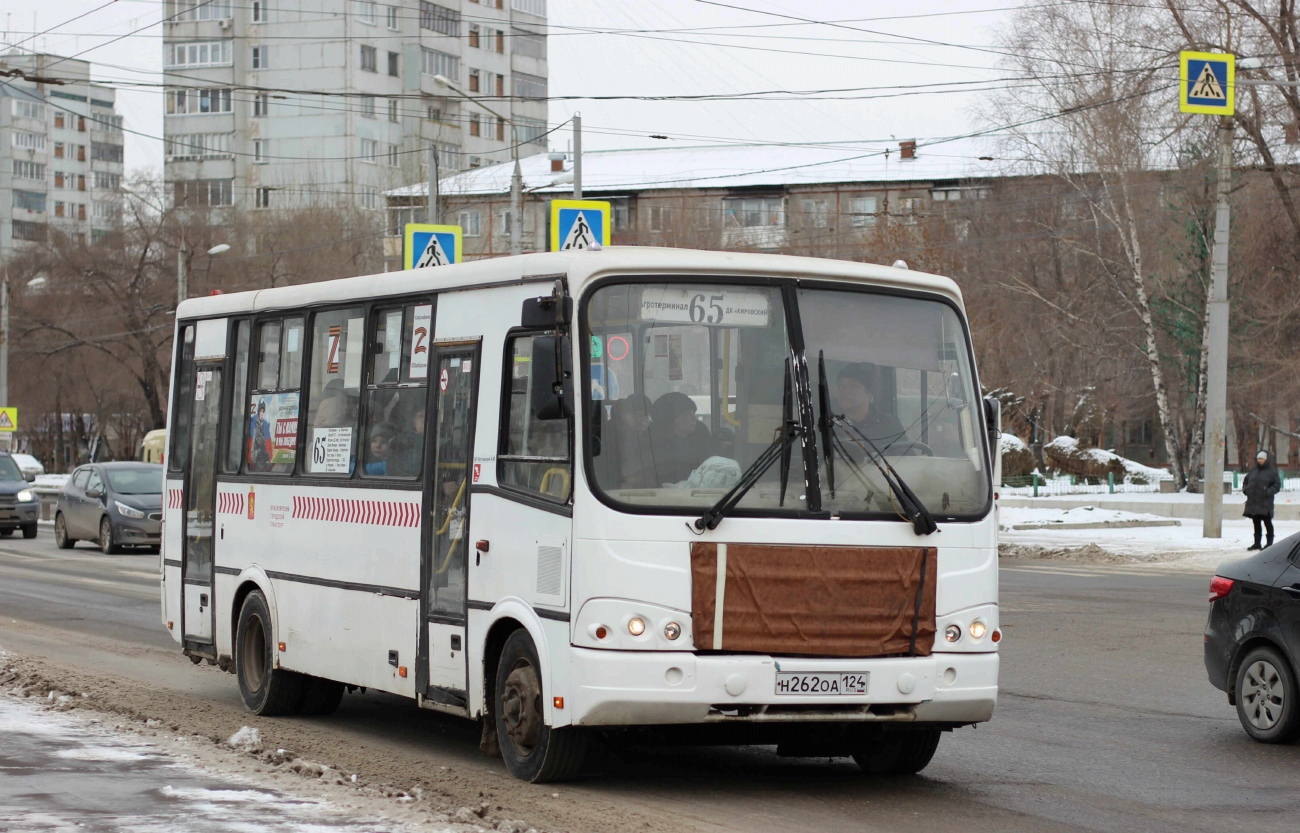 Красноярский край, ПАЗ-320412-05 № Н 262 ОА 124