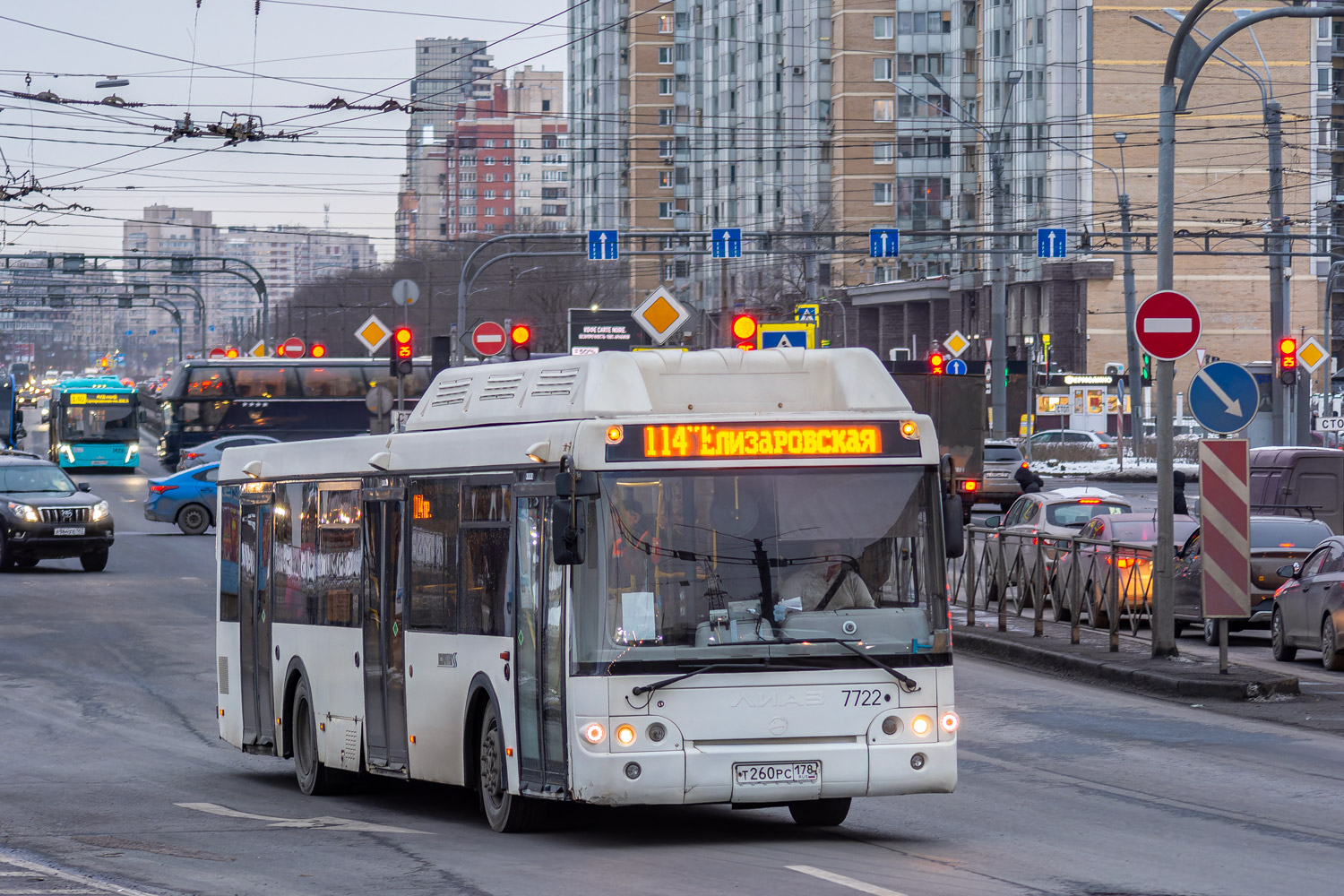 Санкт-Петербург, ЛиАЗ-5292.71 № 7722