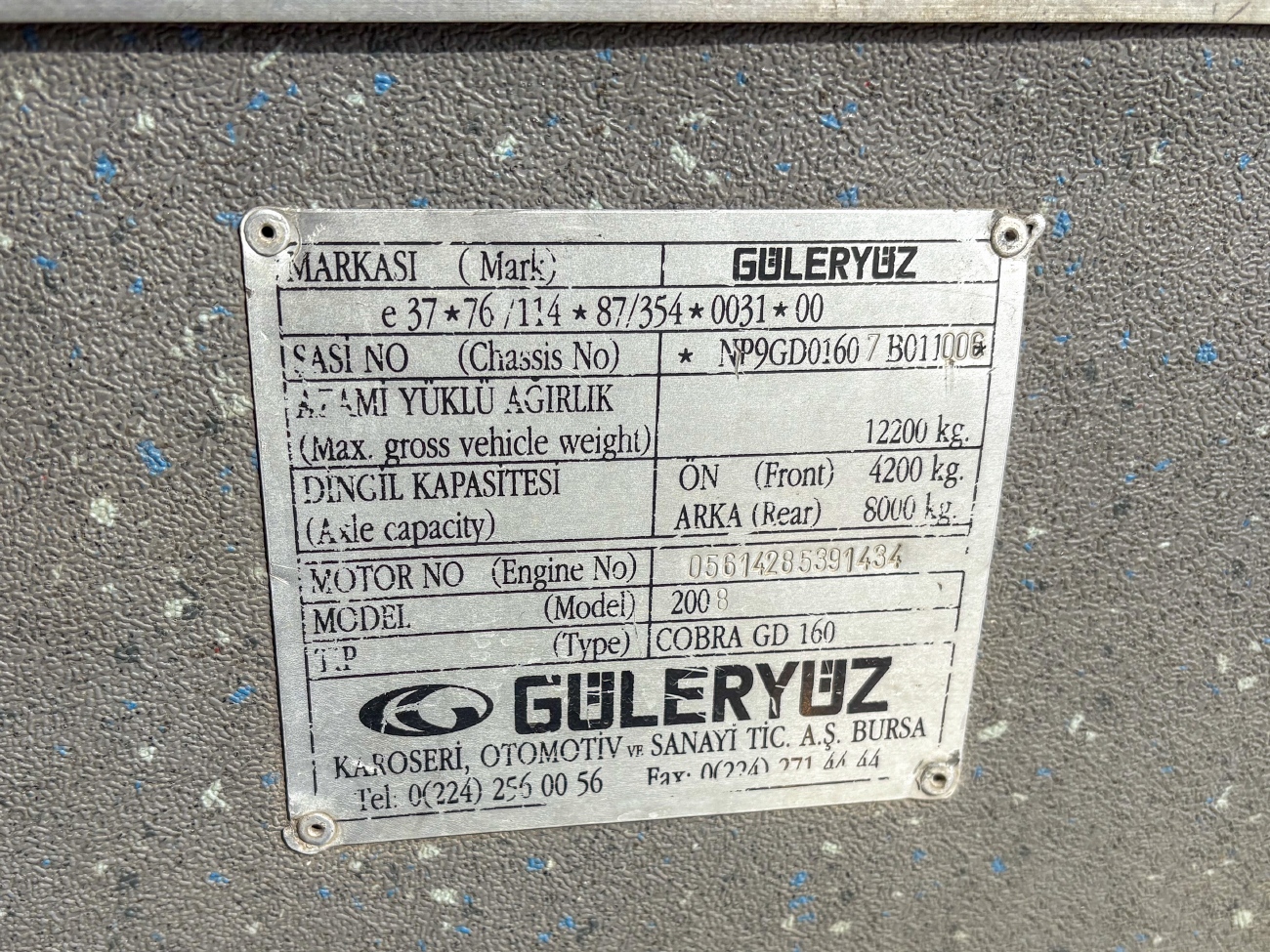 Турция, Güleryüz Cobra GD160 № 30