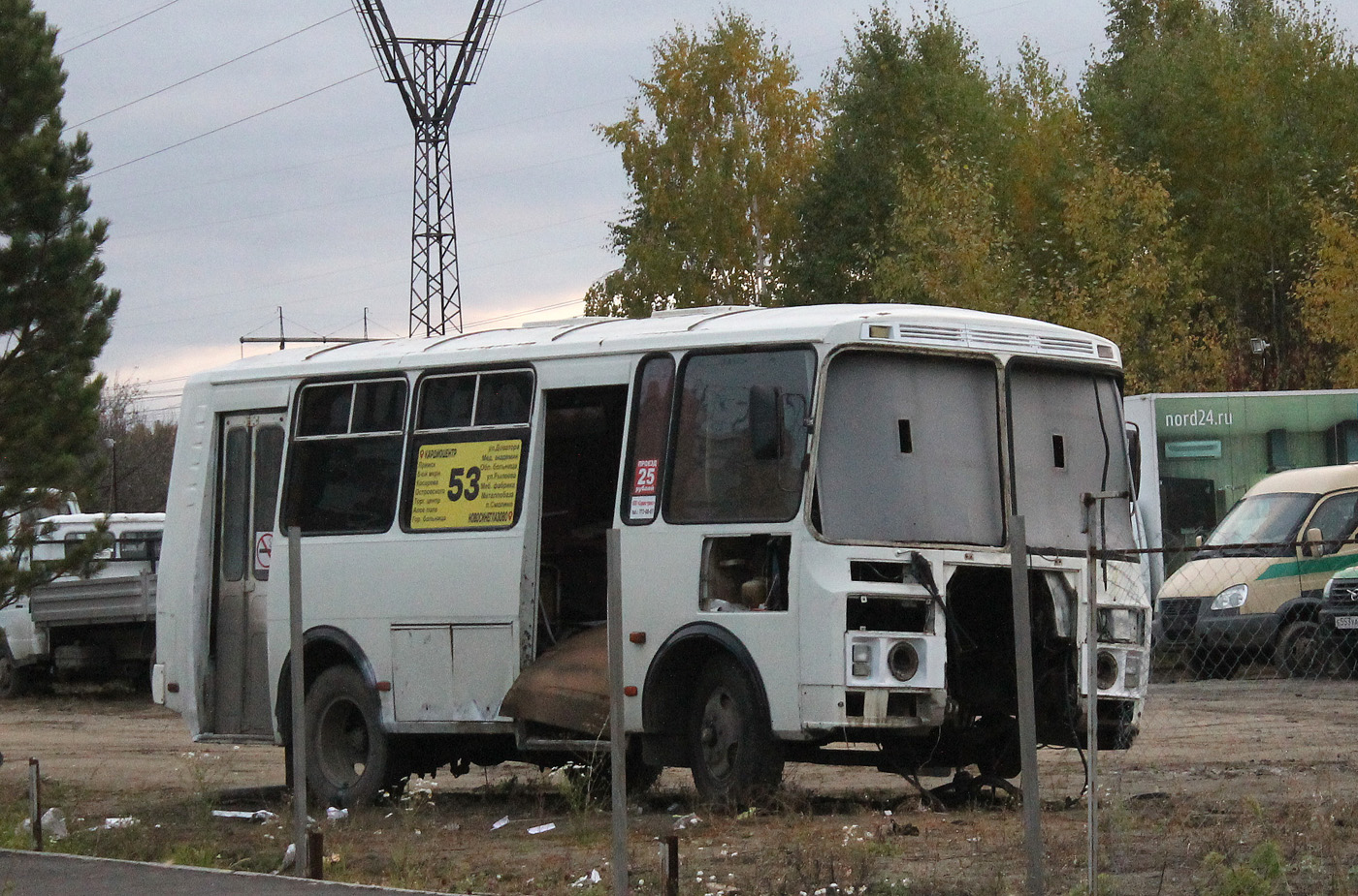 Челябинская область, ПАЗ-32054 № Б/Н