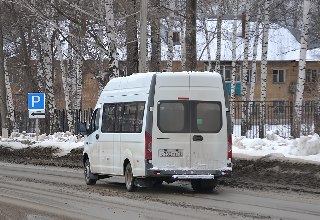 Удмуртия, ГАЗ-A65R32 Next № С 382 УТ 18