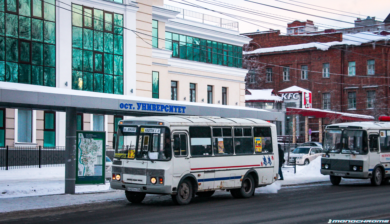 Томская область, ПАЗ-32054 № Е 621 ТУ 70