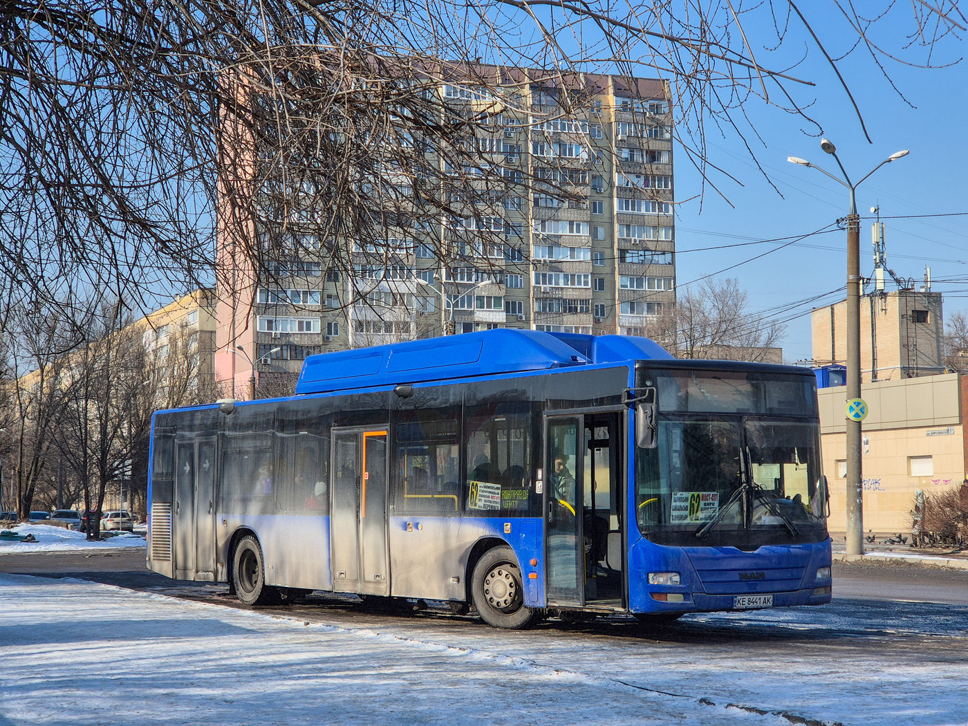 Днепропетровская область, MAN A21 Lion's City NL313 CNG № 35