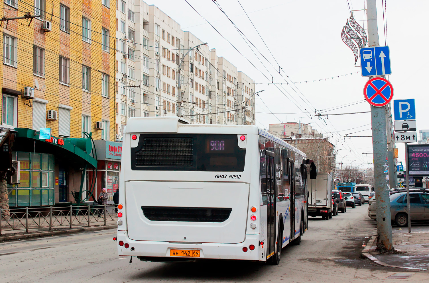 Саратовская область, ЛиАЗ-5292.65 № ВЕ 142 64