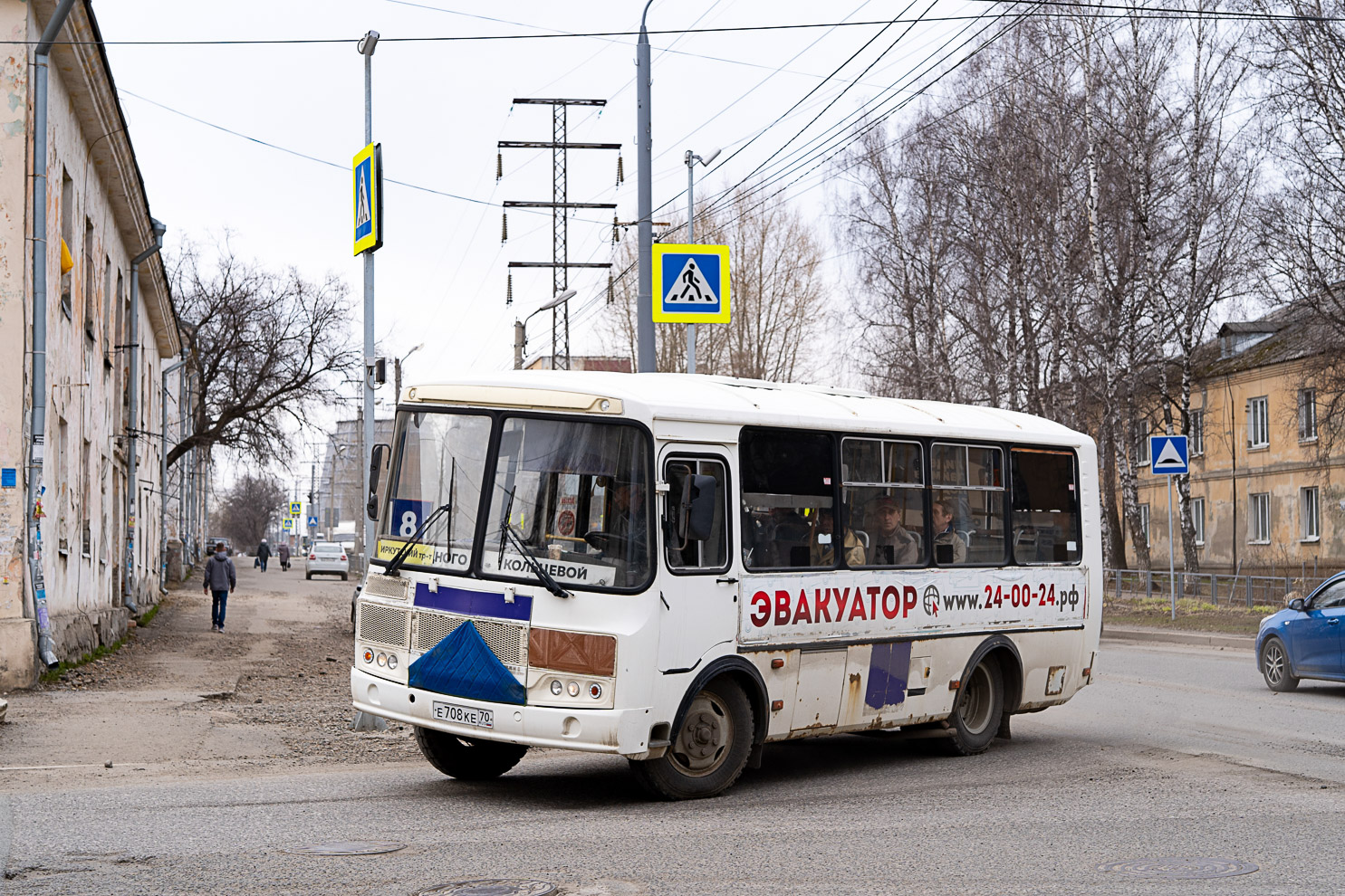 Томская область, ПАЗ-32054 № Е 708 КЕ 70