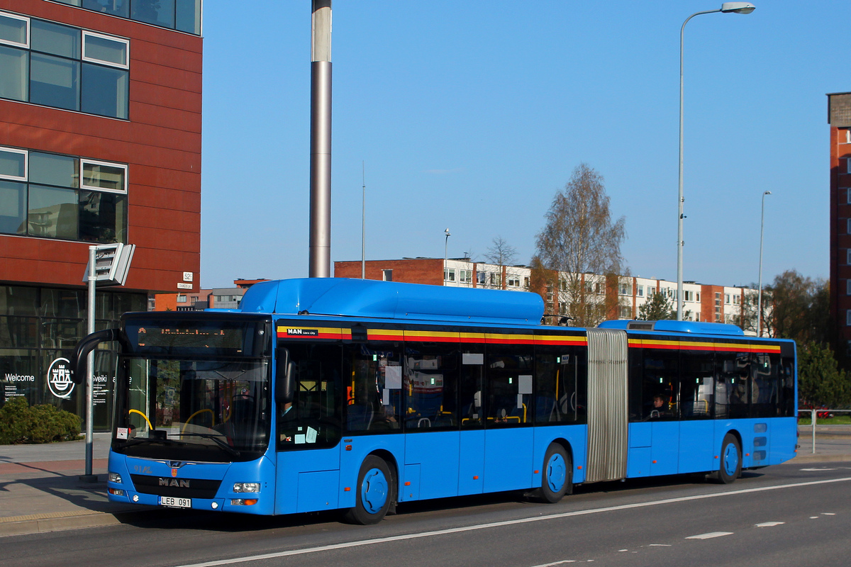Литва, MAN A23 Lion's City G NG313 CNG № 91