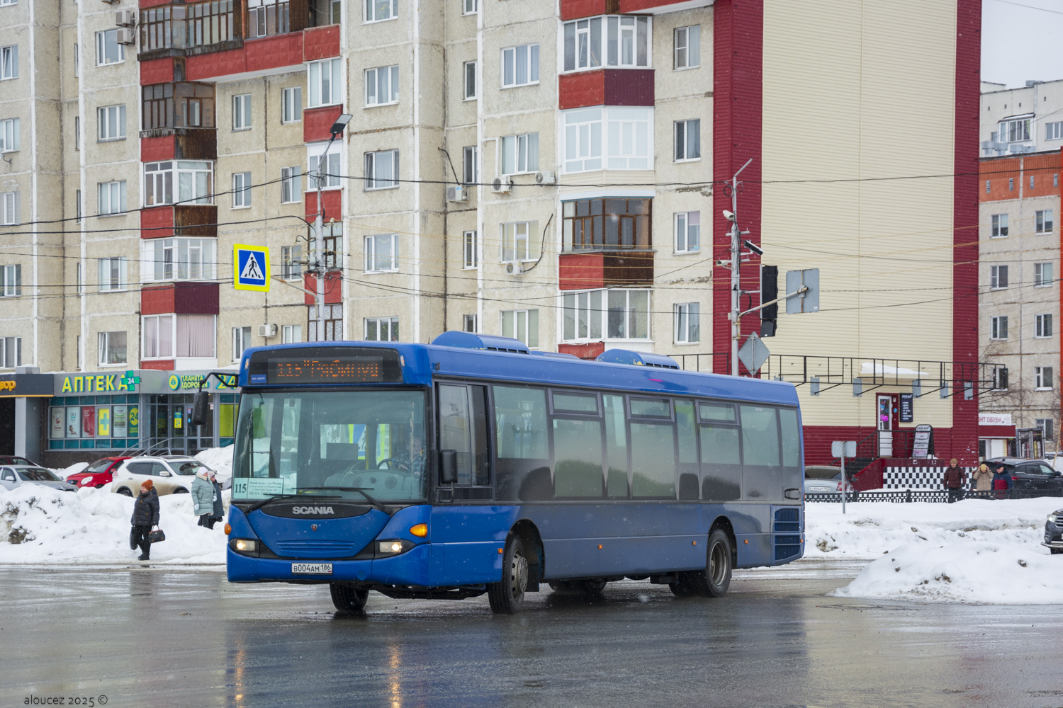 Ханты-Мансийский АО, Scania OmniLink I (Скания-Питер) № В 004 АМ 186