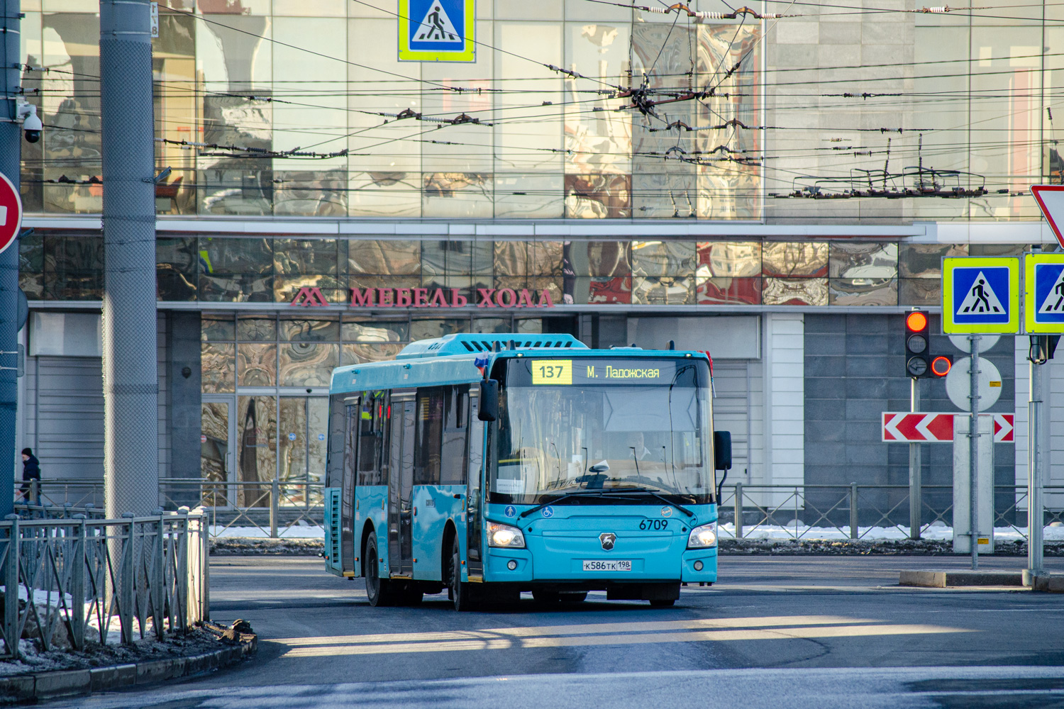 Санкт-Петербург, ЛиАЗ-4292.60 (1-2-1) № 6709