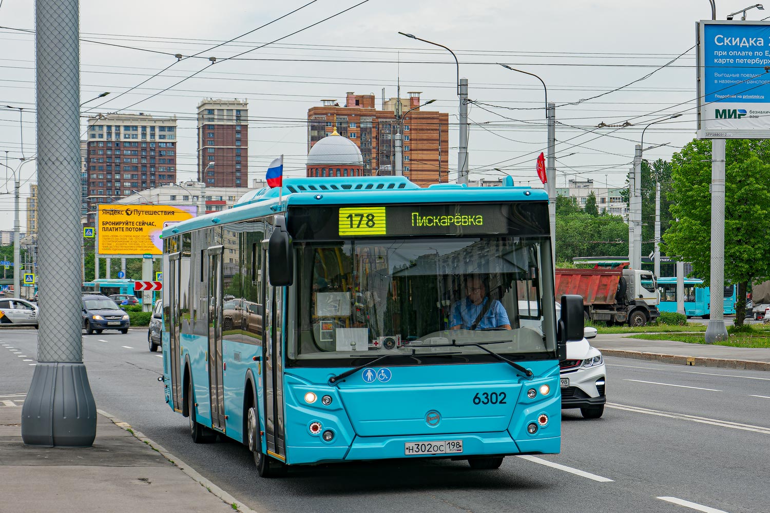 Санкт-Петербург, ЛиАЗ-5292.65 № 6302