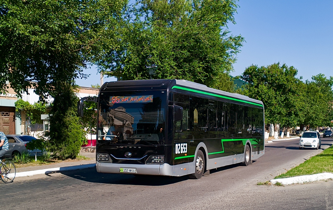 Узбекистан, Yutong ZK6126BEVG № 02653