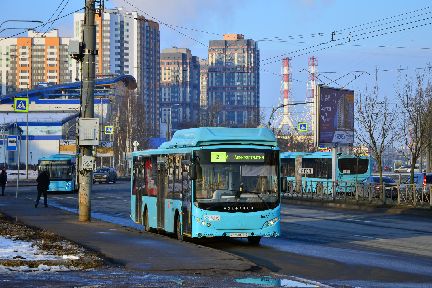 Санкт-Петербург, Volgabus-5270.G4 (CNG) № 5677