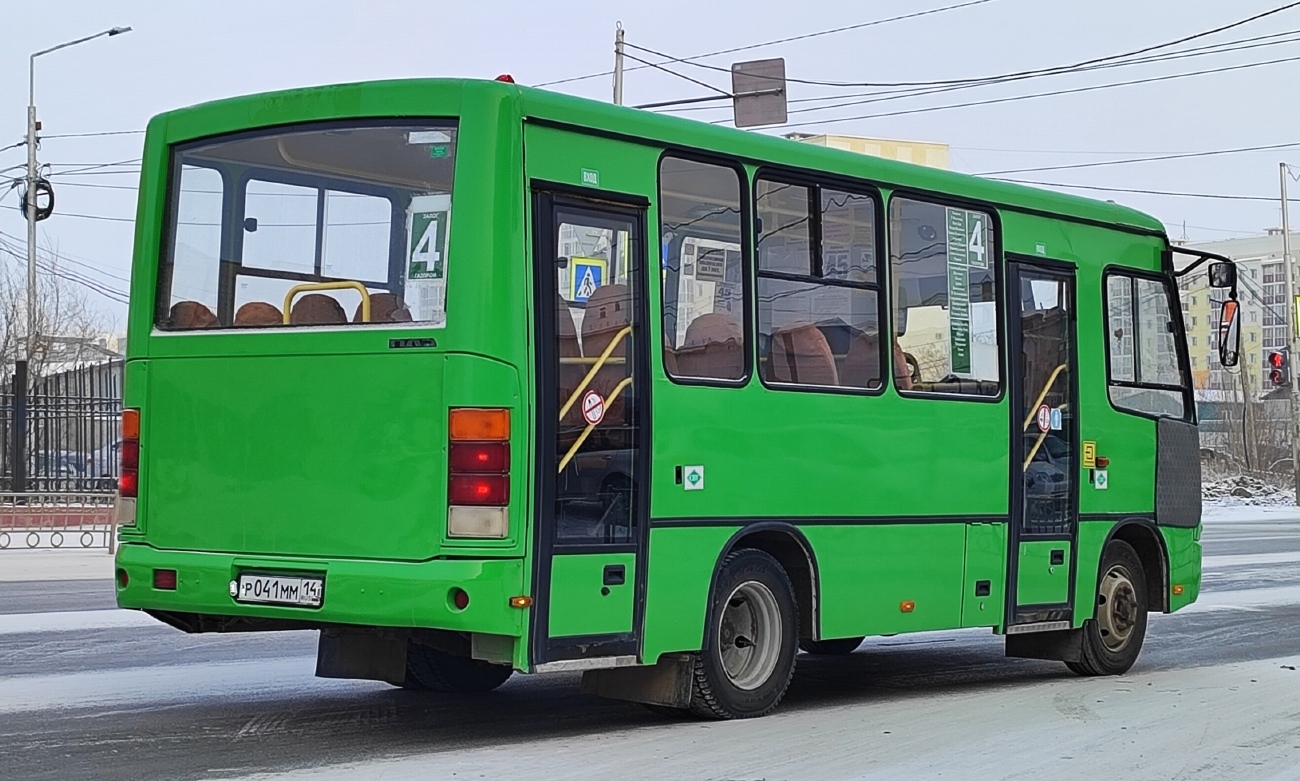 Саха (Якутия), ПАЗ-320302-22 № Р 041 ММ 14