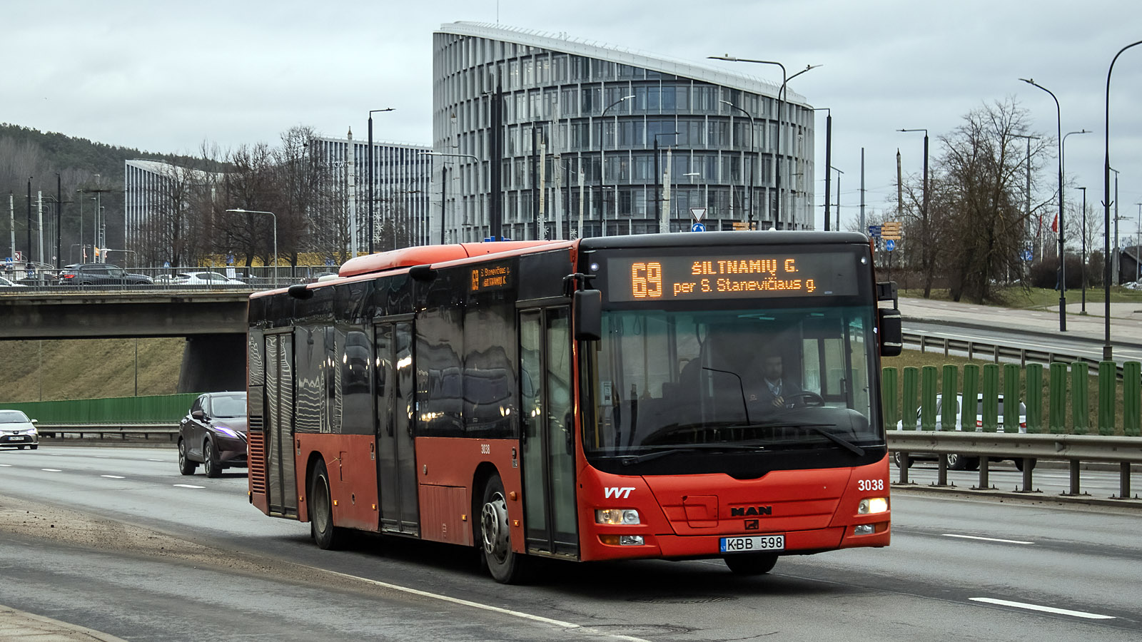 Литва, MAN A21 Lion's City NL273 № 3038