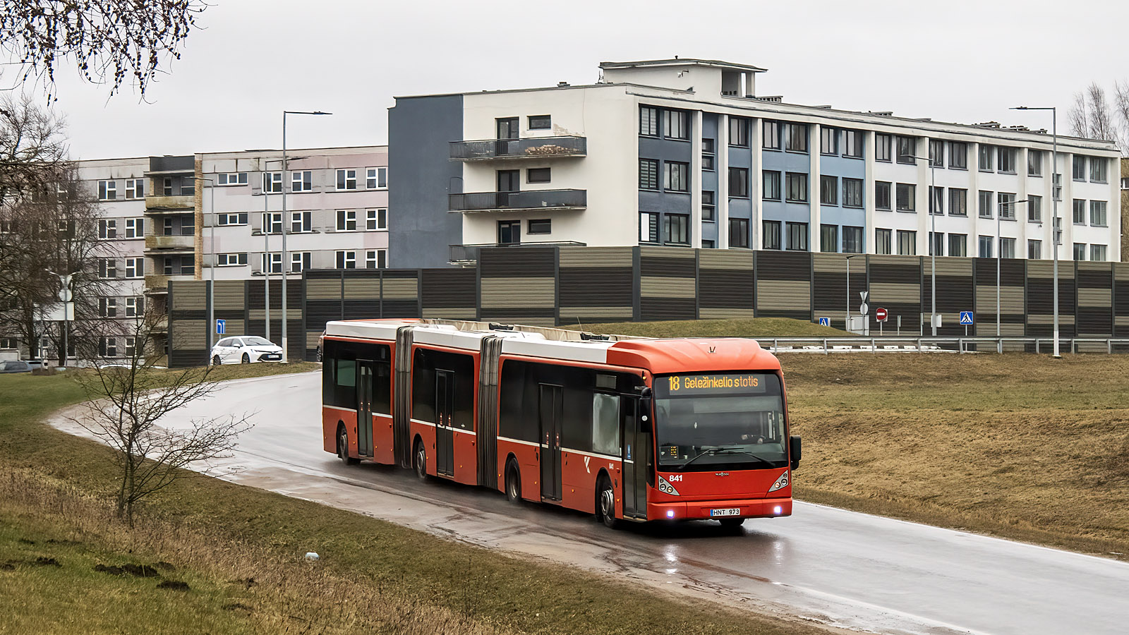 Литва, Van Hool New AGG300 № 841