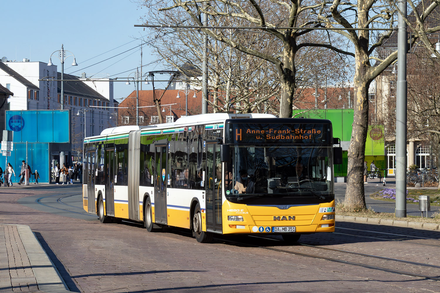Гессен, MAN A23 Lion's City G NG323 № 351
